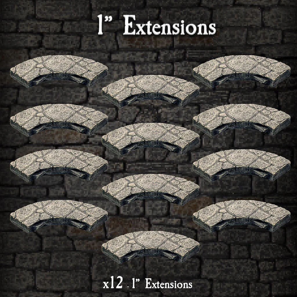 1" Extensions (Painted)