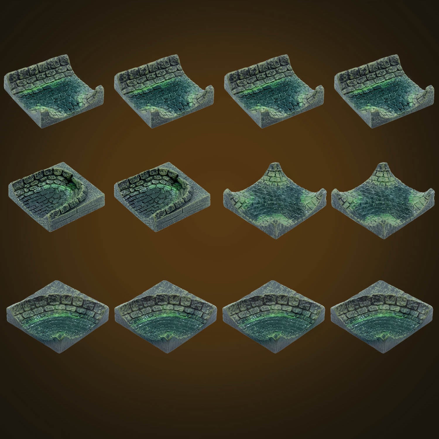 Sluiceway Junctions (Painted) w/Anchor Magnets