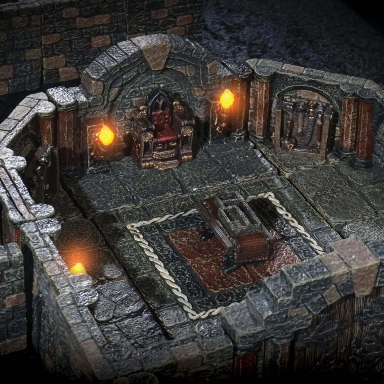 Dungeon Diagonal Walls - Vaulted (Unpainted) - Image 3