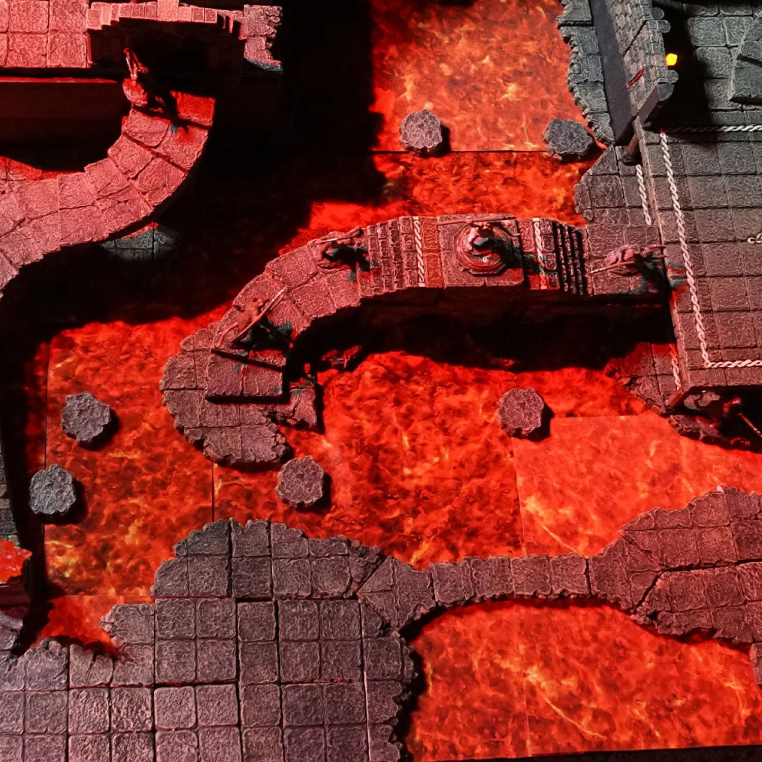 Ruined Dungeon Floors - Angled Ledges (Unpainted) - Image 3