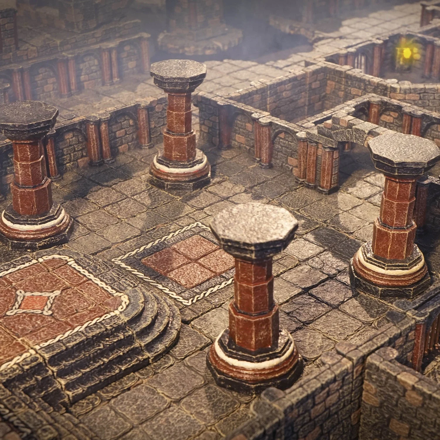 Ancient Dungeon Pillars (Painted) - Image 2