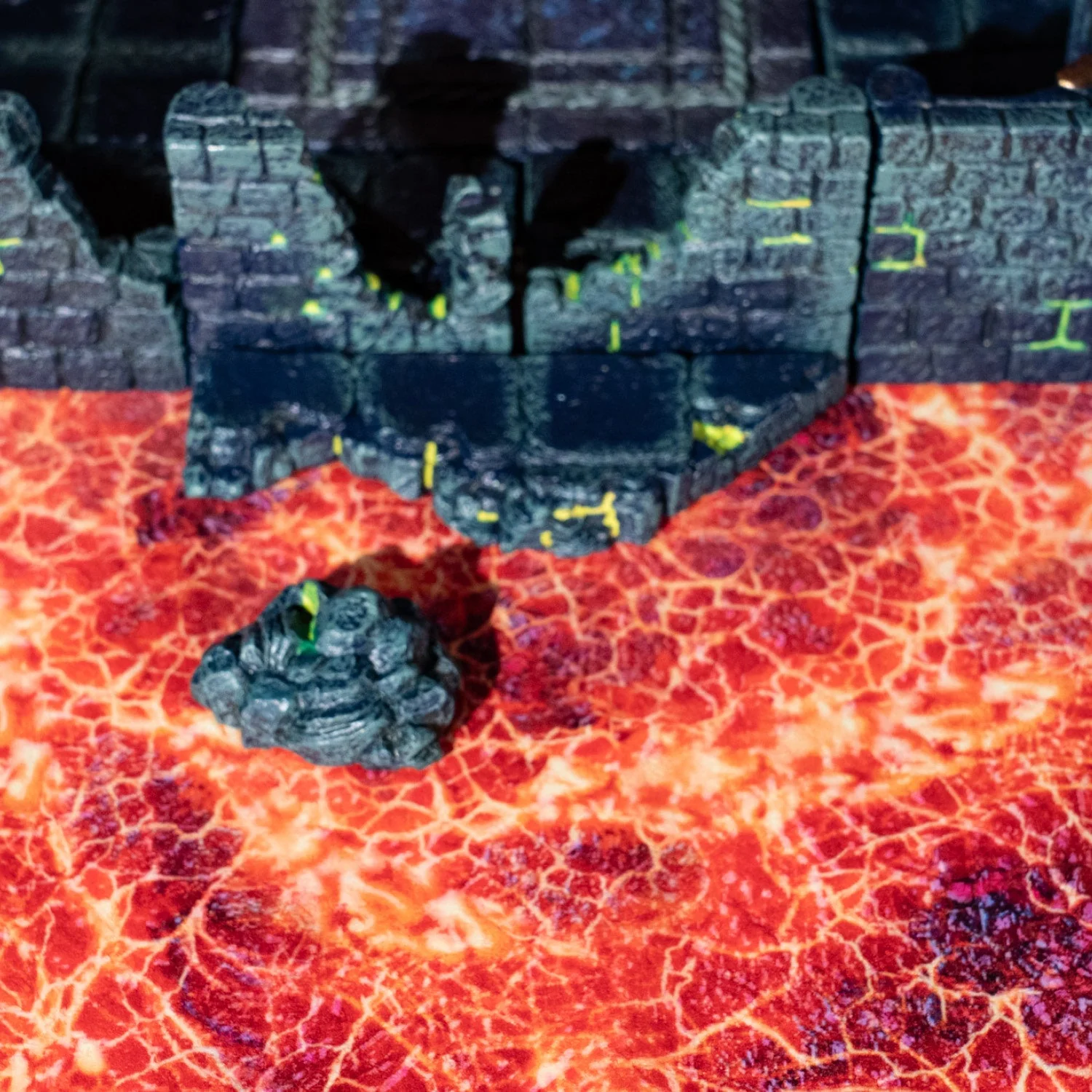 Texture Mat 24" x 24": Magma Pool (w/ Grid) - Image 4