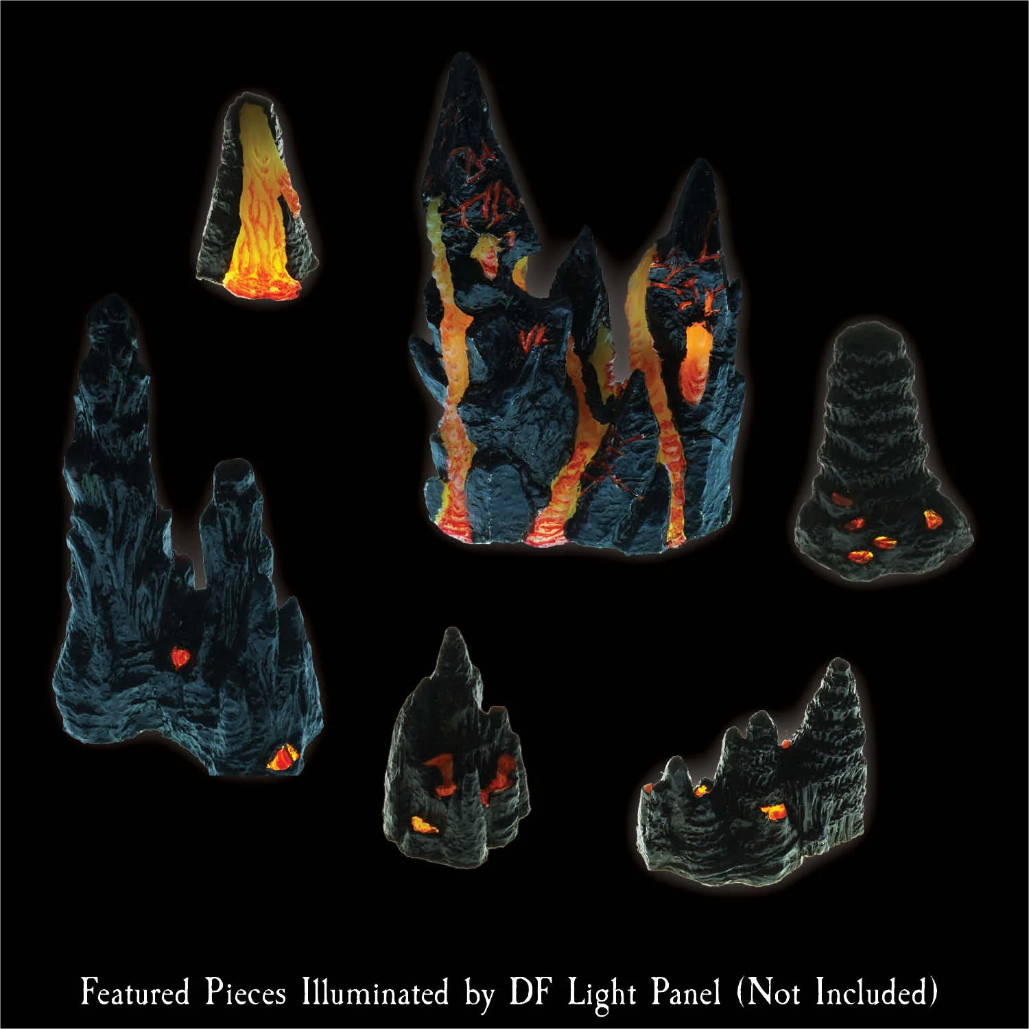Lava Stalagmites Pack (Unpainted) - Image 3