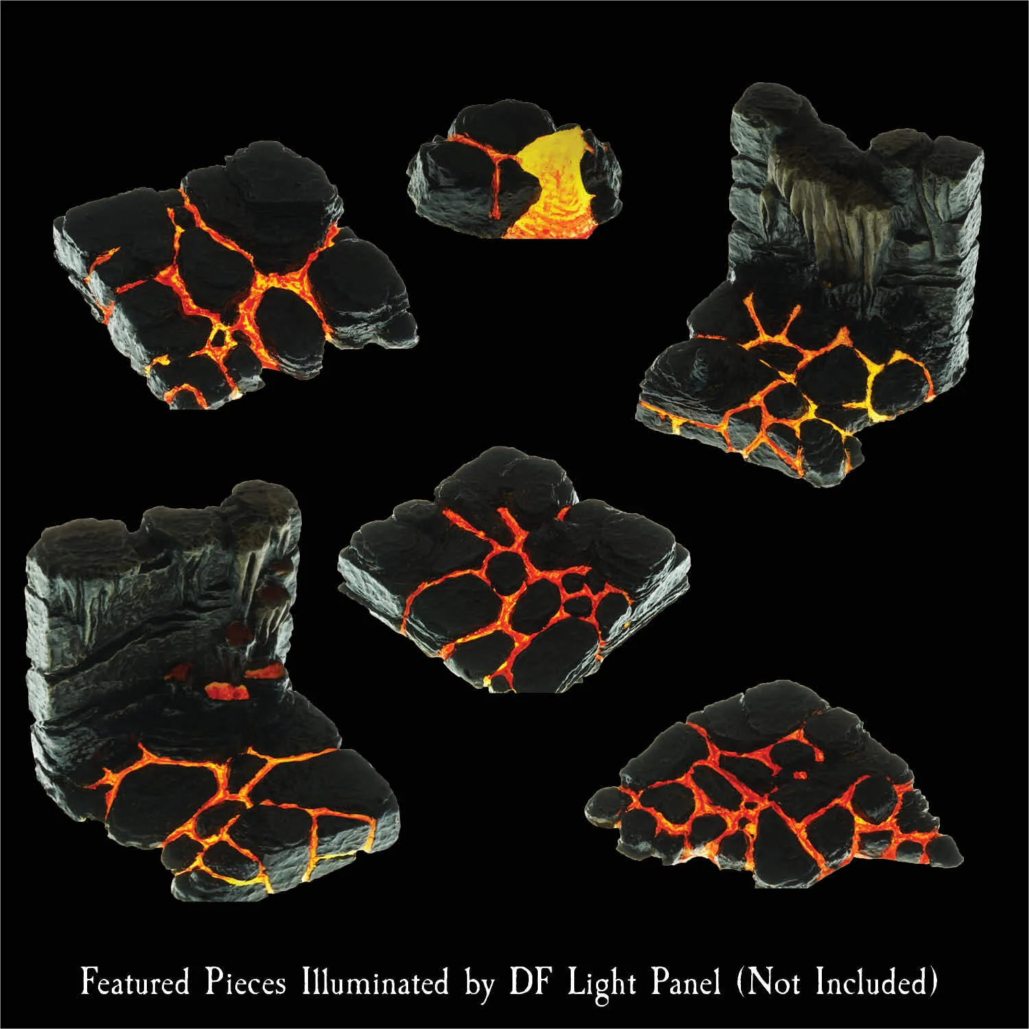 Lava Stone Banks Pack (Unpainted) - Image 2