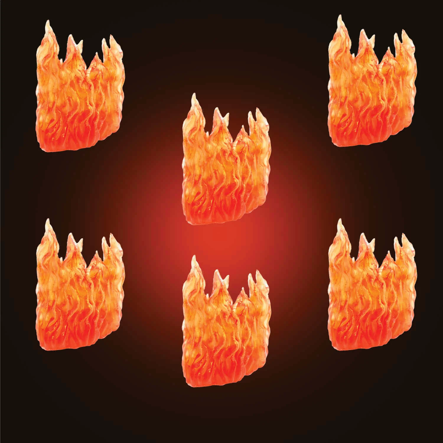 Wall of Fire Pack (Painted)