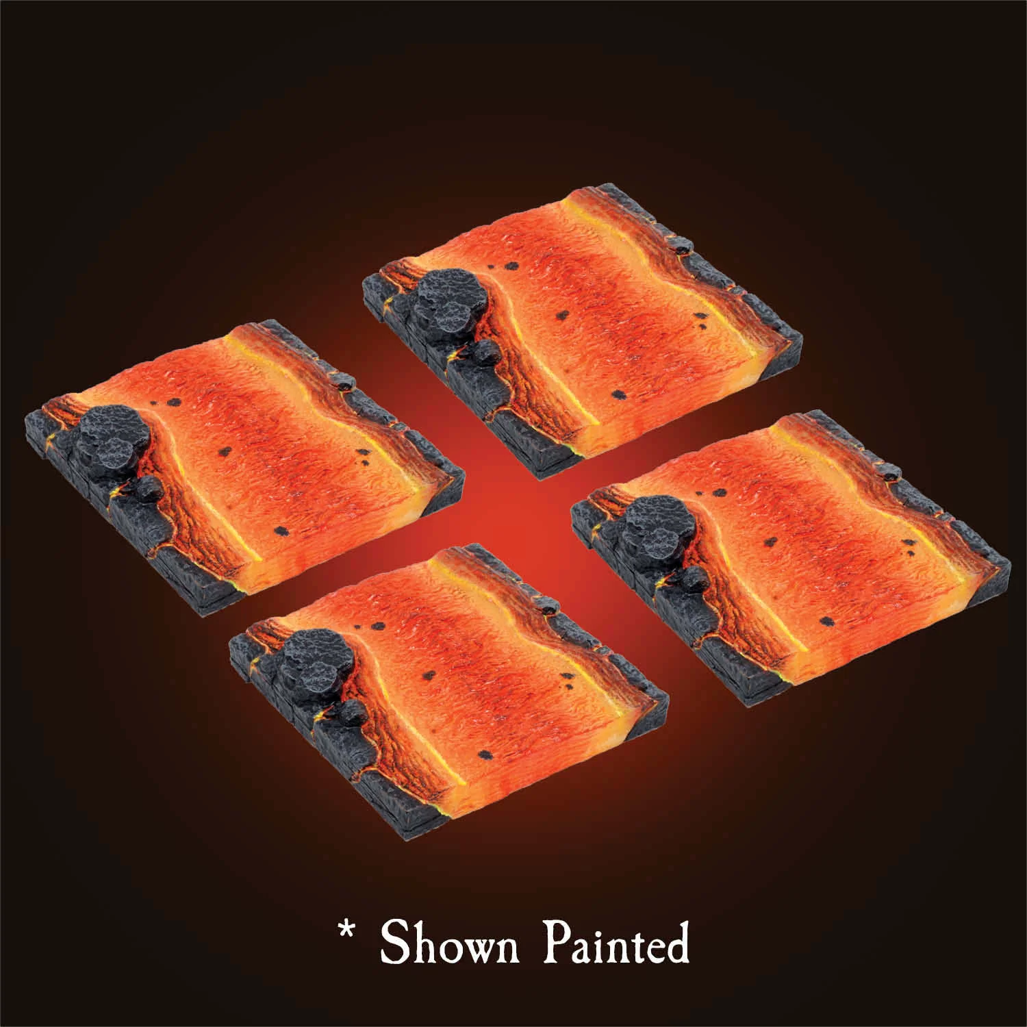 Magma River Straights (Unpainted)