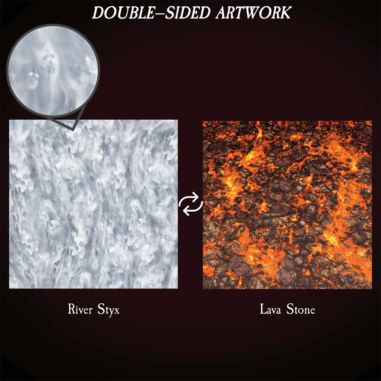 Terrain Trays Six-Pack Multi-Sizes: River Styx/Lava Stone - Image 4