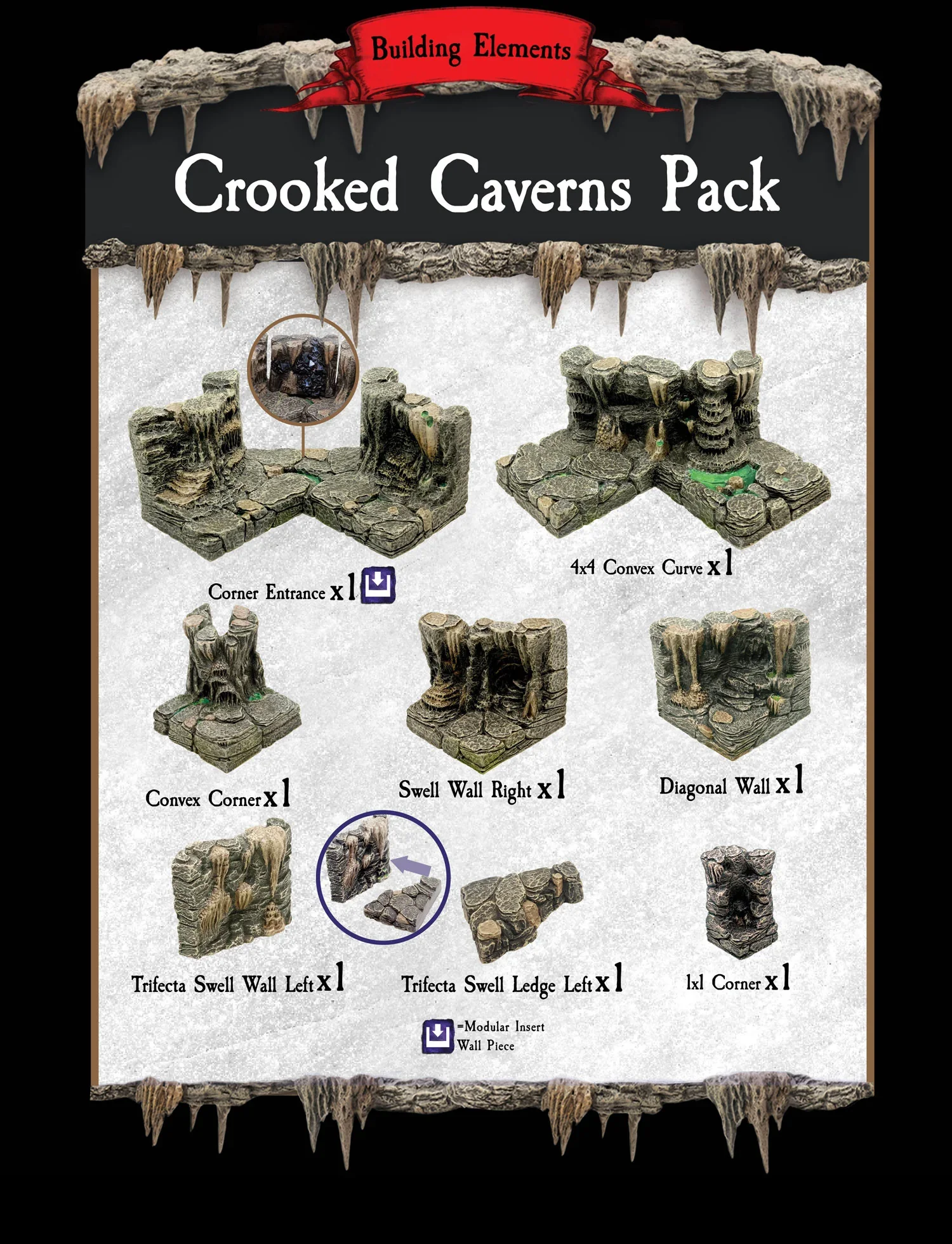Crooked Cavern Pack (Unpainted)