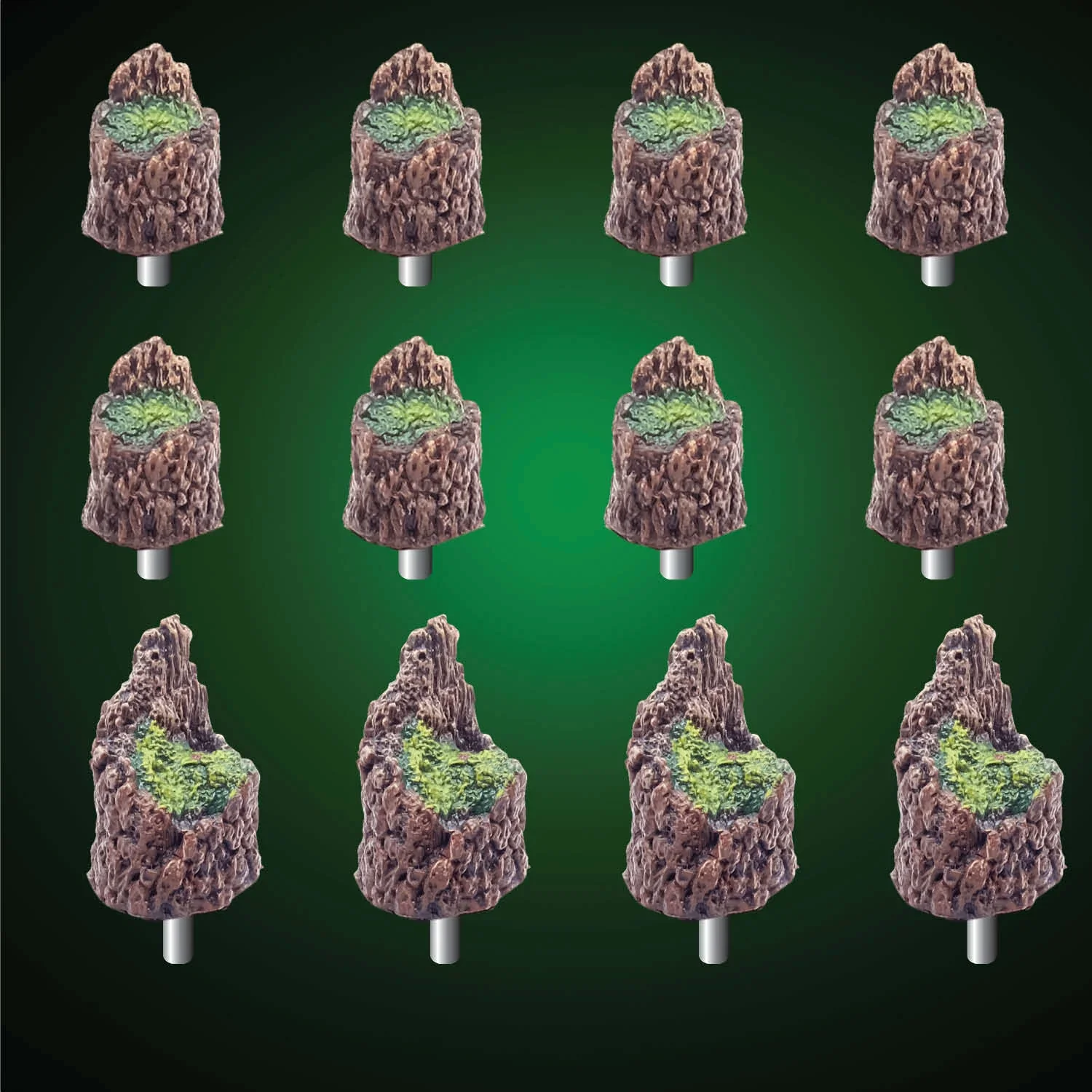 Stump Toppers Pack (Unpainted)