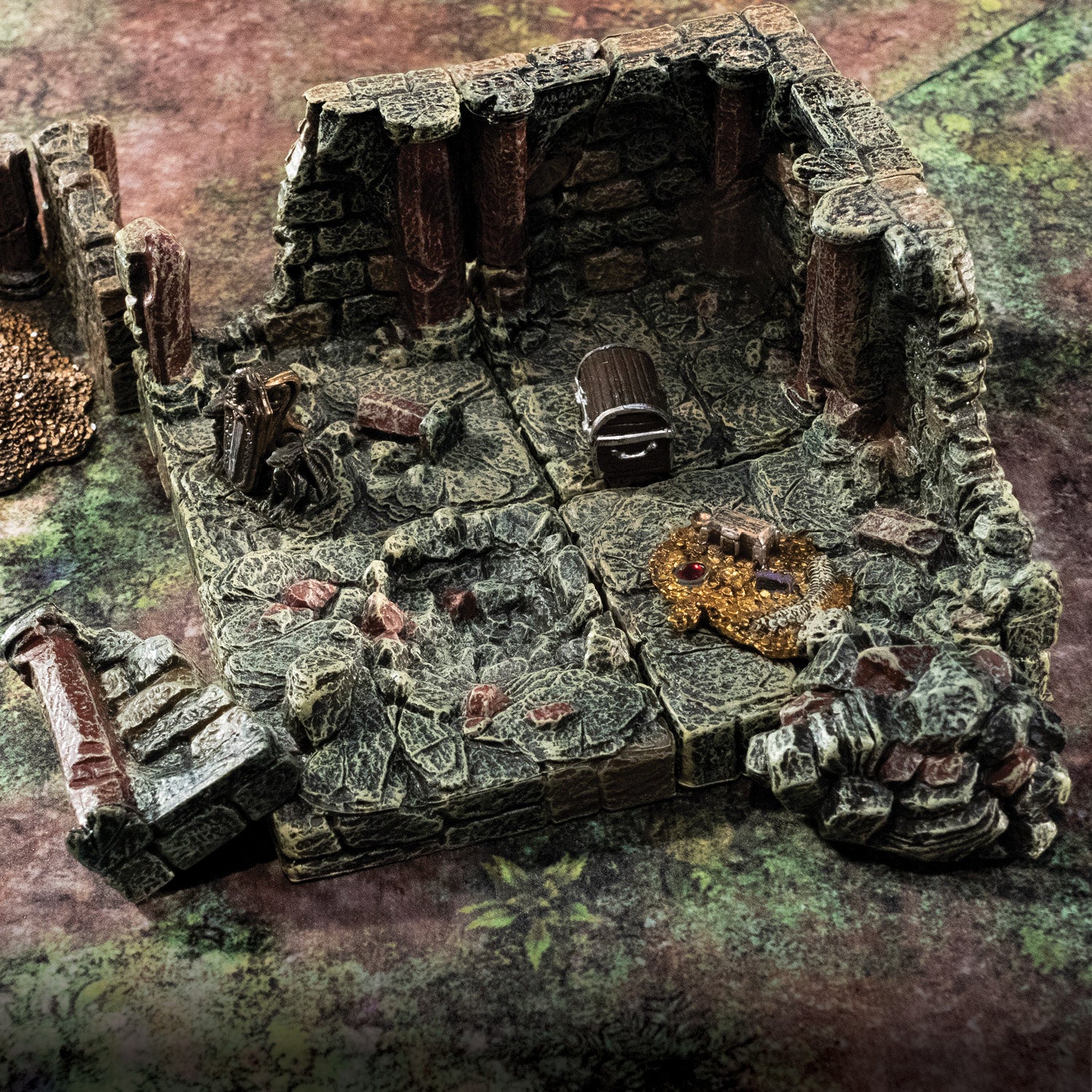 Ruined Dungeon Walls - Vaulted (Painted) - Image 6