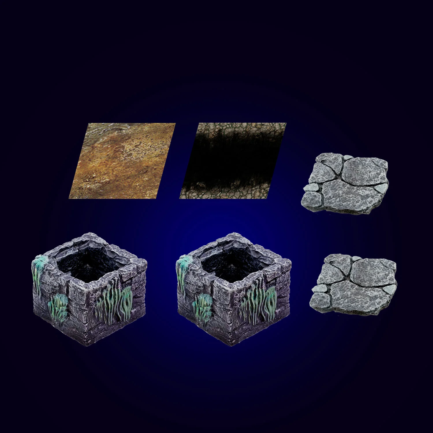 Hollow Elevation Blocks - Underdoom (Painted)