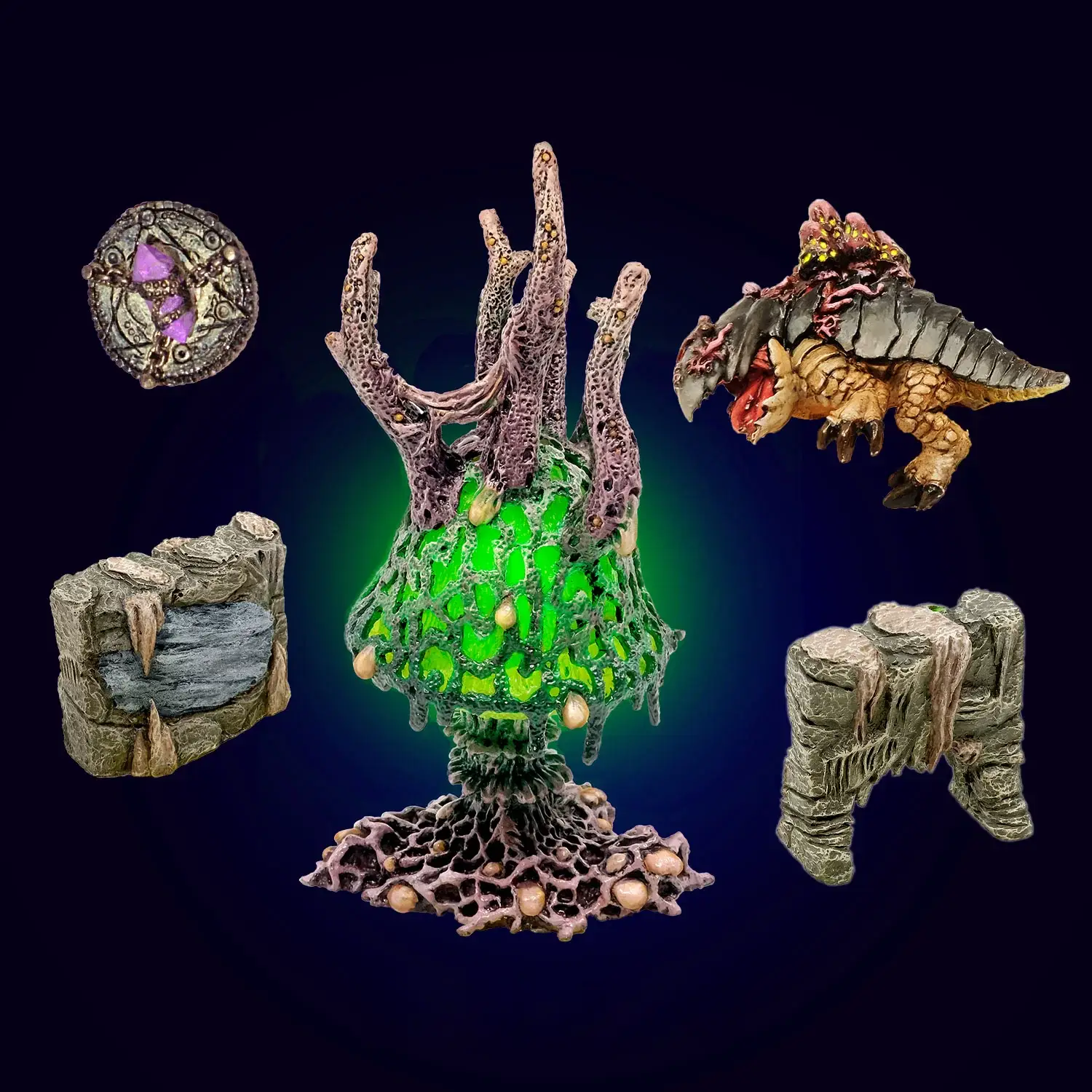 Mushroom Grotto Adventure Pack (Painted)