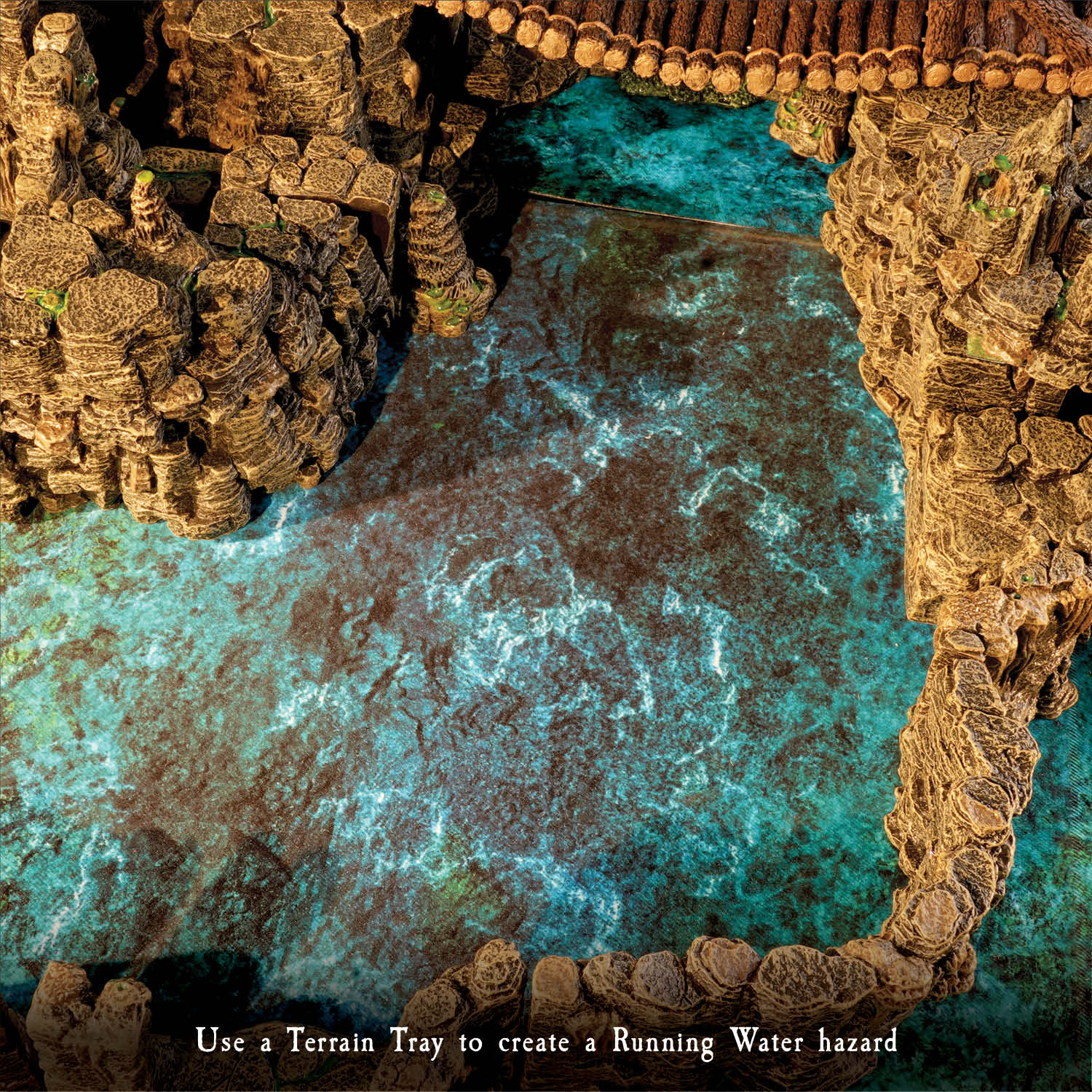 Terrain Tray Single 12" x 12": Cave Water/Running Water - Image 2