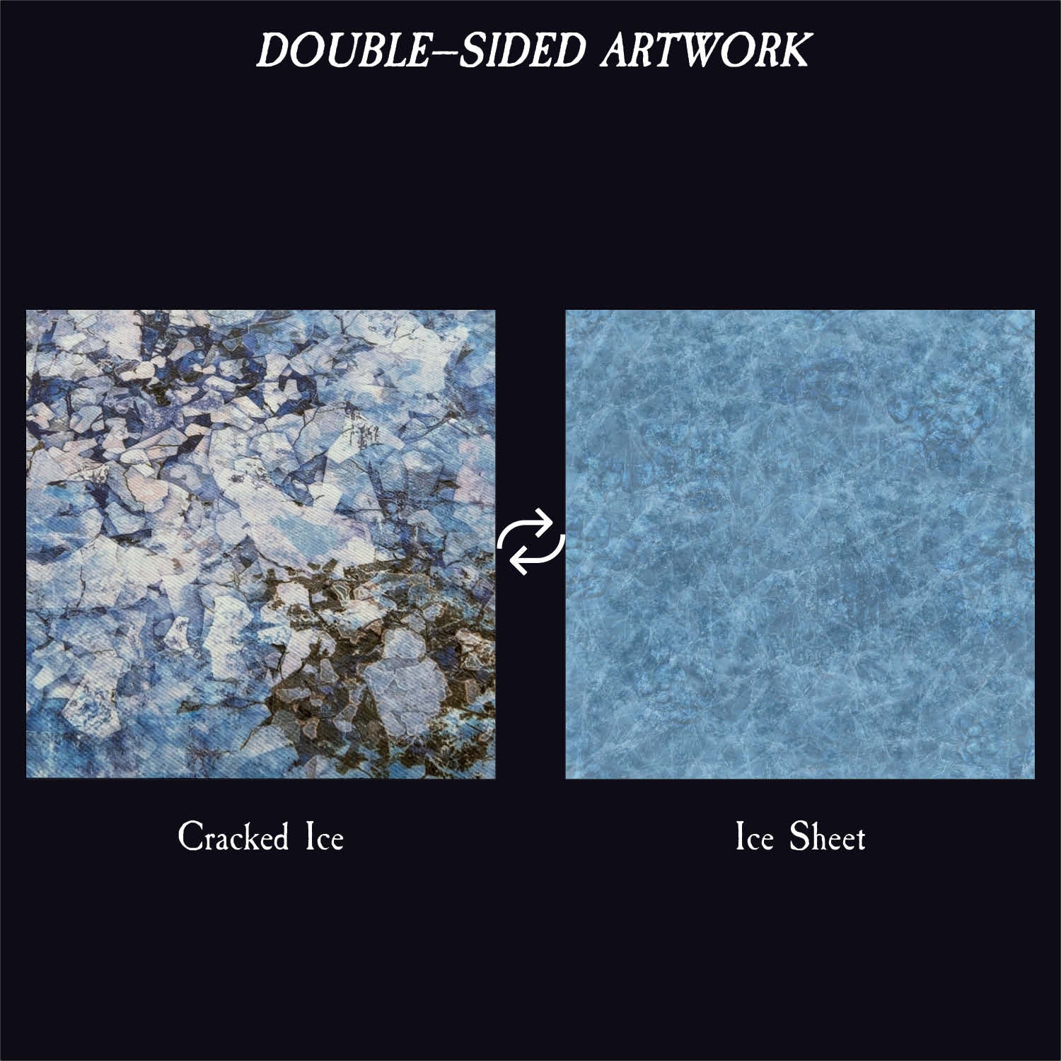 Terrain Tray Single 12" x 12": Ice Sheet/Cracked Ice - Image 4