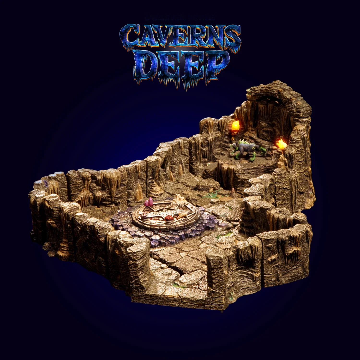 Encounter 01 - Summoning Chamber (Cavern Entrance Pledge) (Unpainted)
