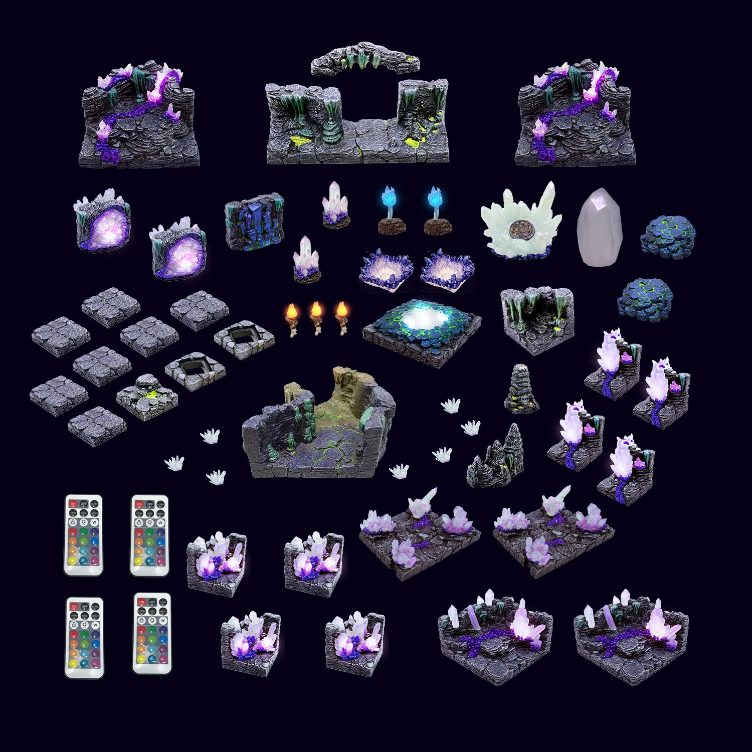 Encounter 13 - Crystal Cavern (Painted) (Underdoom Colors) - Image 4