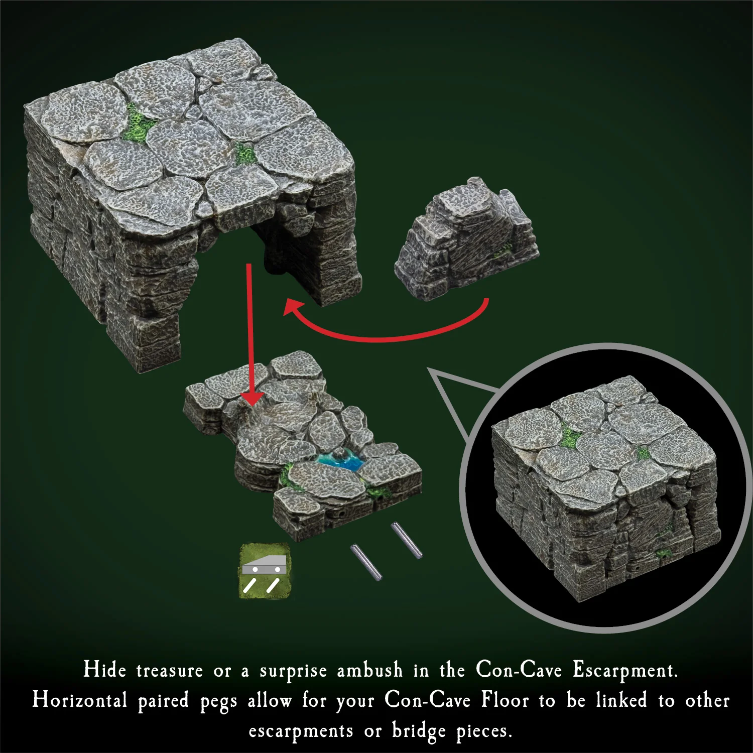 Escarpments - Caves (Painted) - Image 3