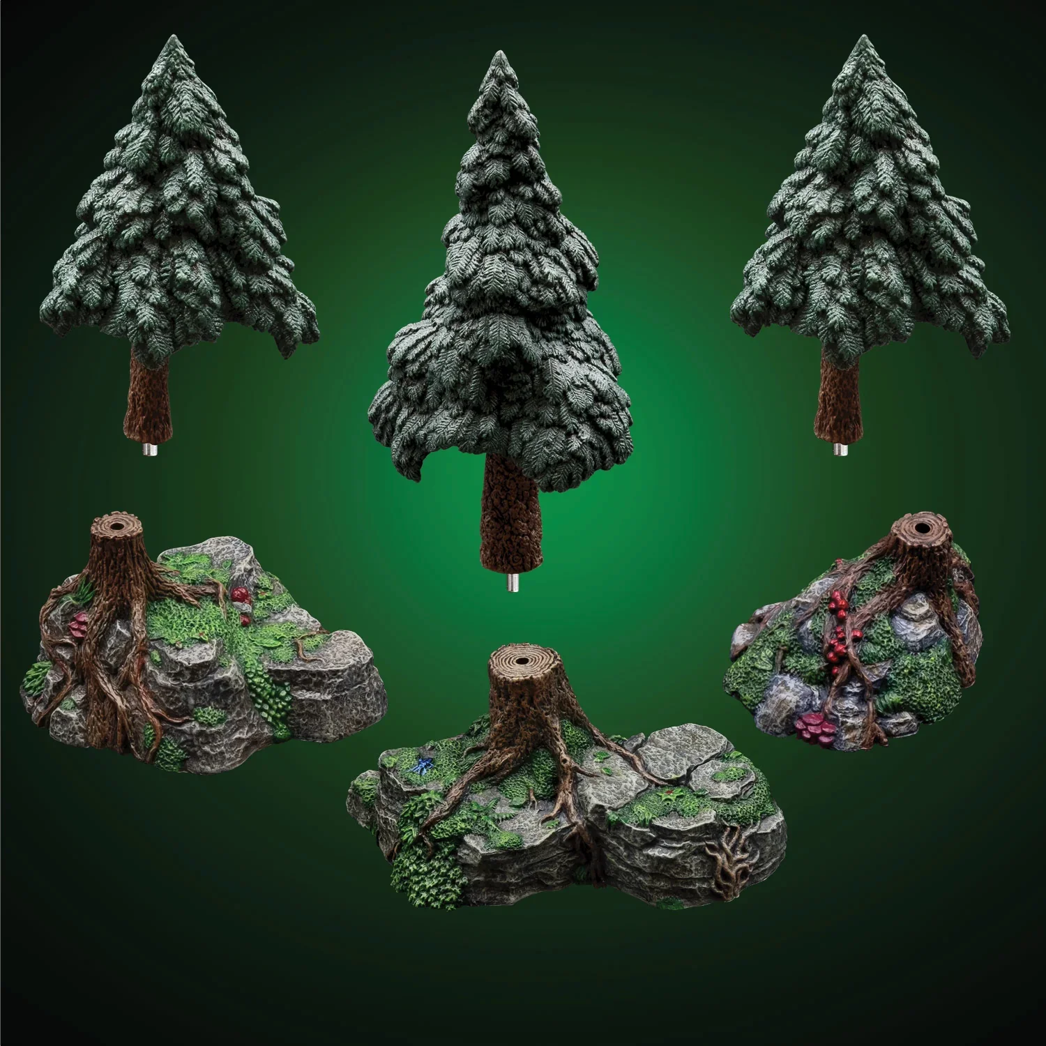Conifer Tree Pack (Unpainted)
