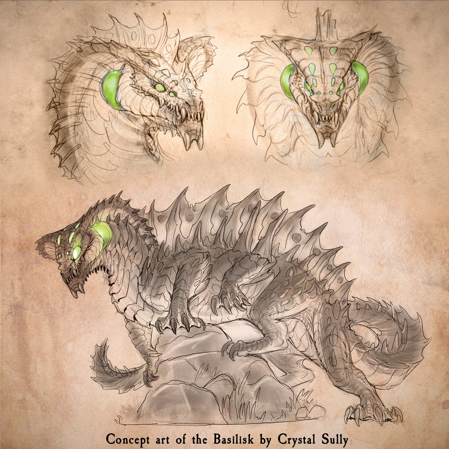 LED Bleakmyre Basilisk (Unpainted) - Image 3