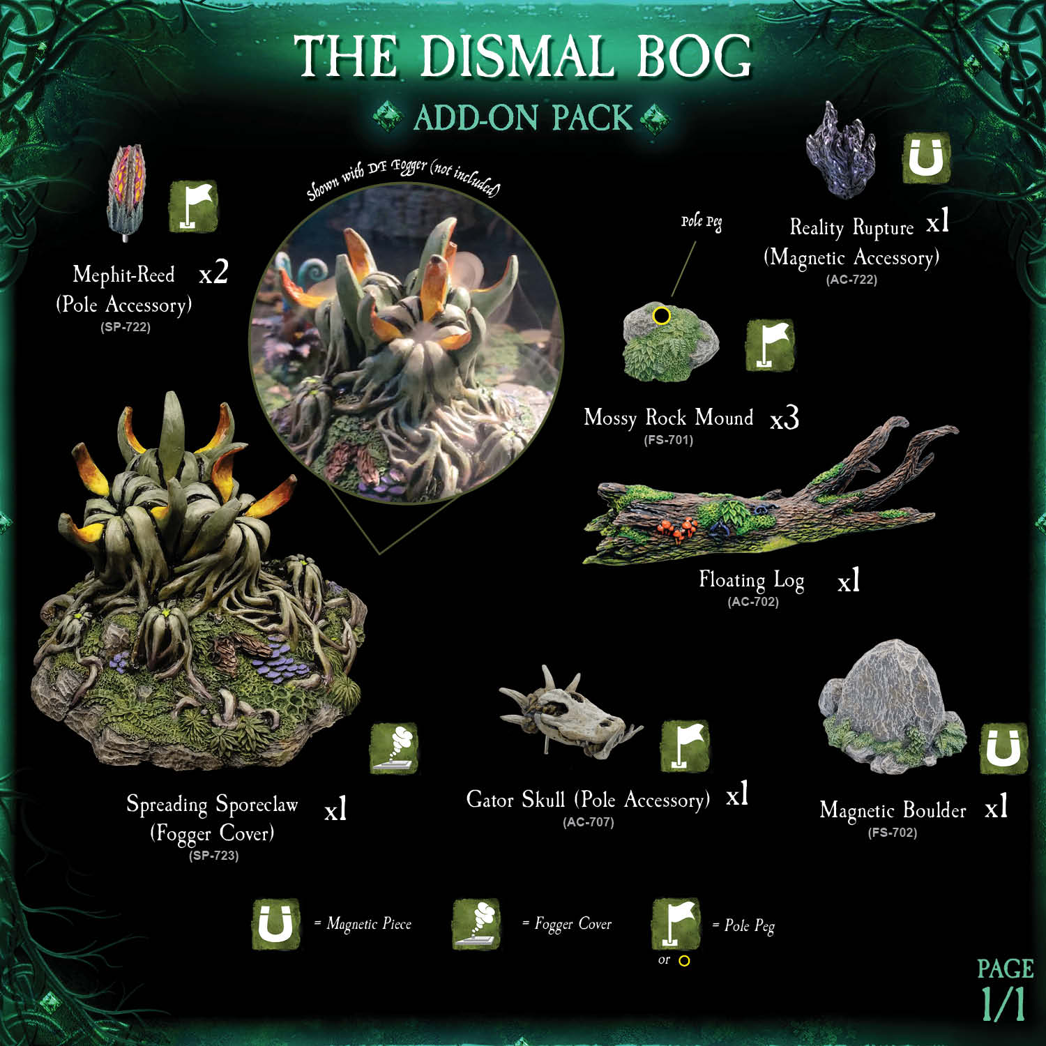 The Dismal Bog (Painted)