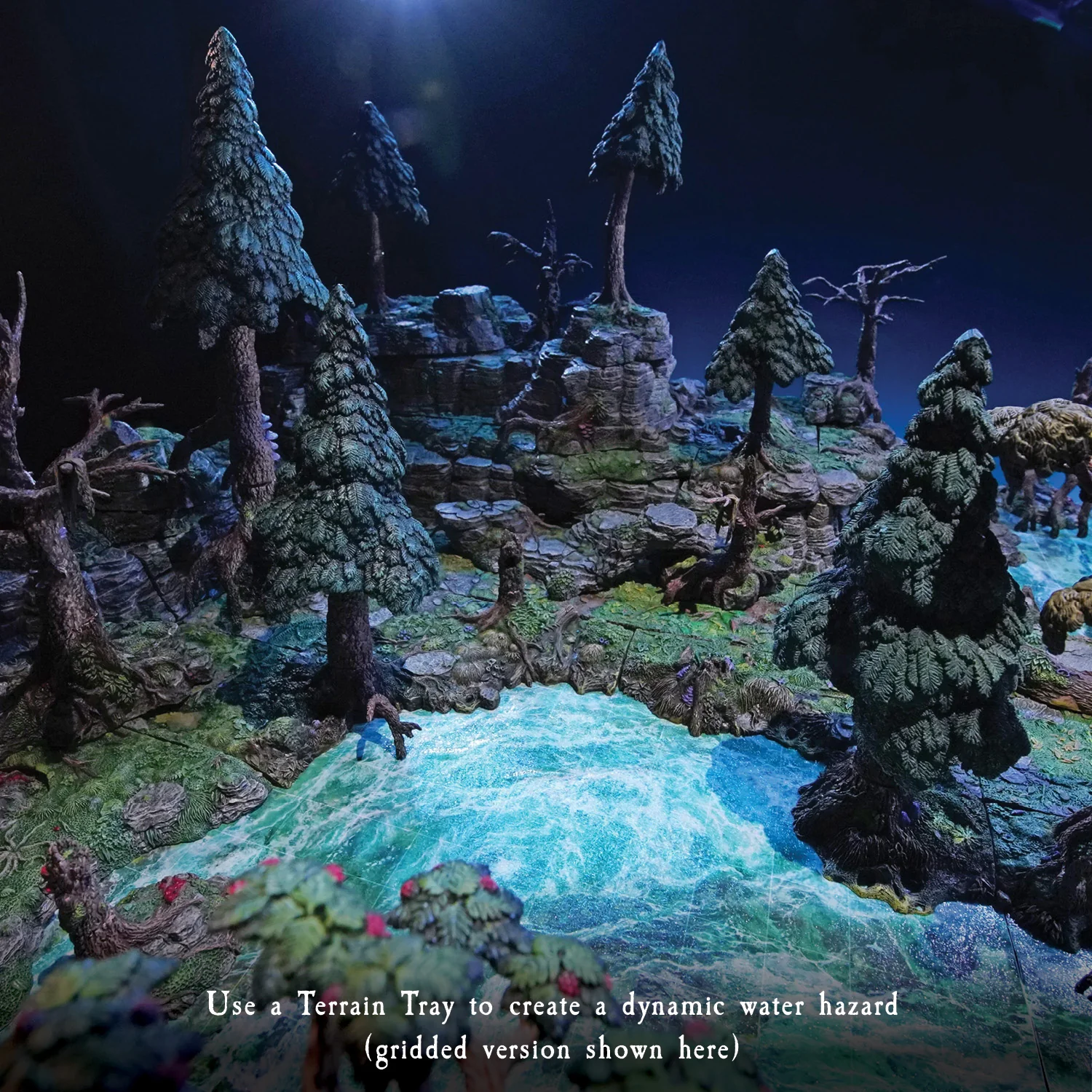 Terrain Trays 12"x12" & 6"x6" Raging River - Multi-pack - Image 3