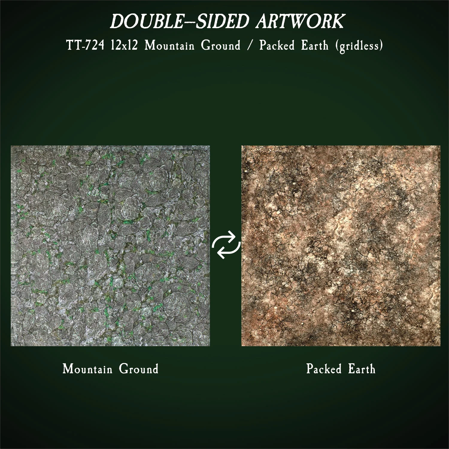Erinthor Mountain Terrain Trays: 12"x12" & 6"x6" (2 of each size) - Image 3