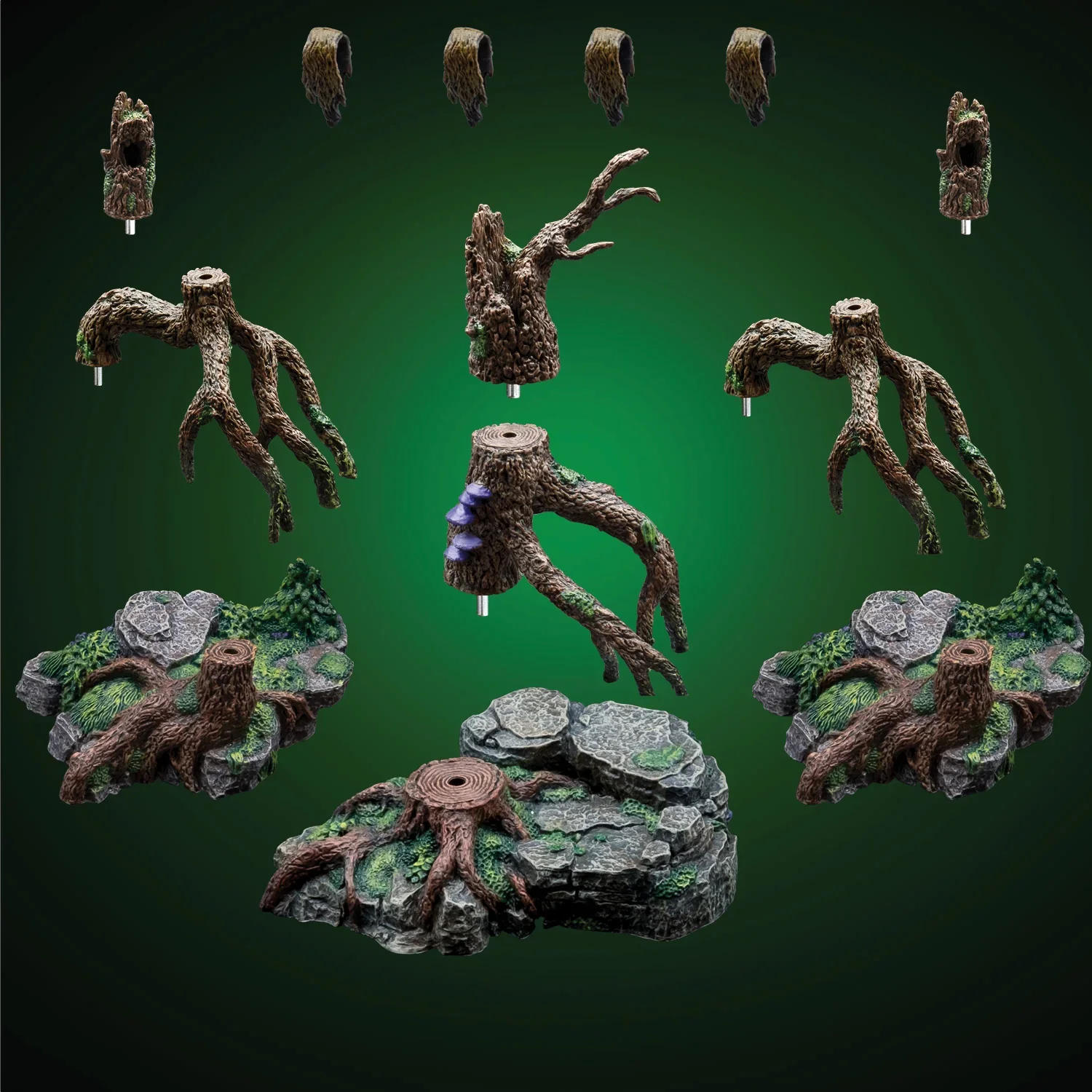 Swamp Stump Lumps (Unpainted)