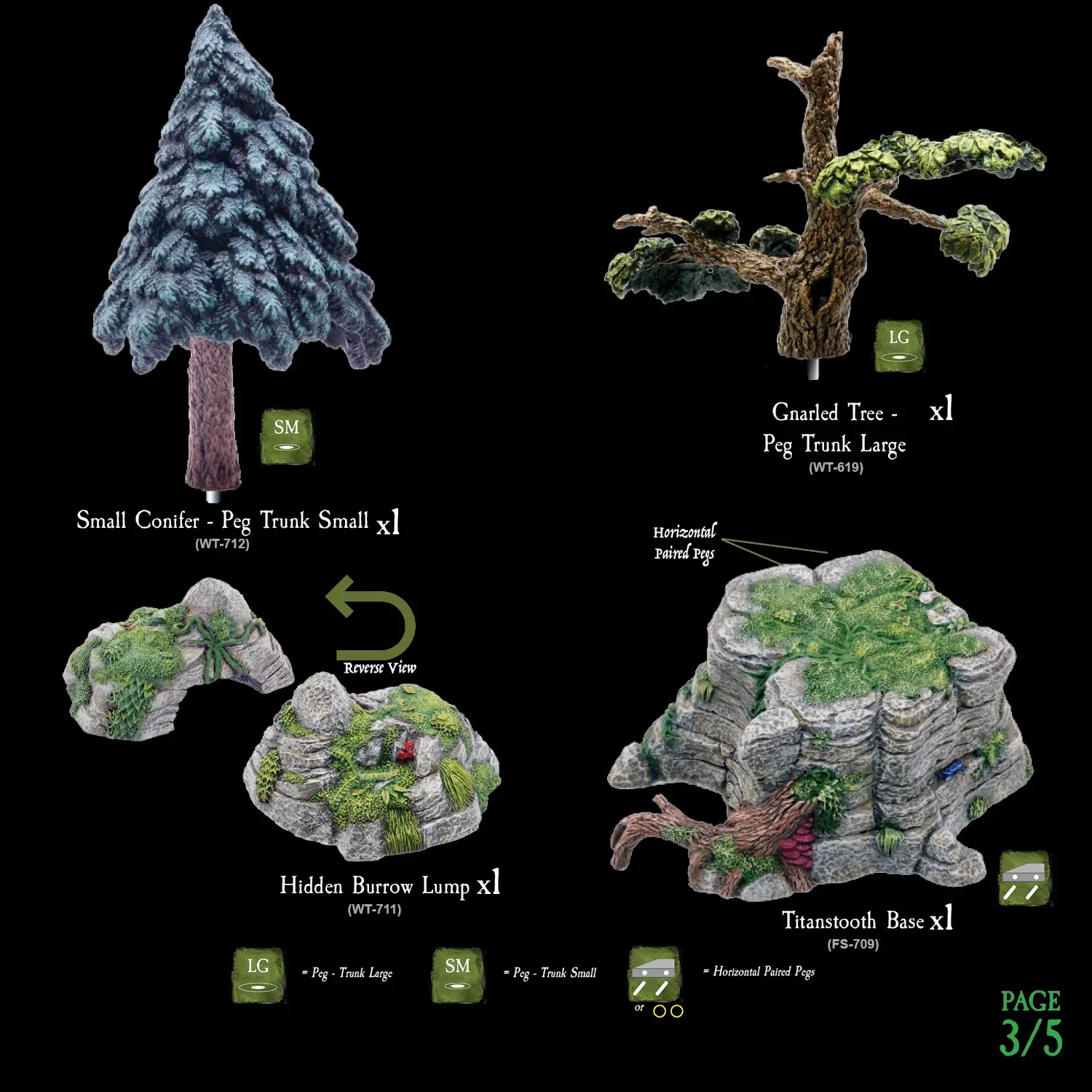 Forest Wargame Scatter (Unpainted) - Image 3