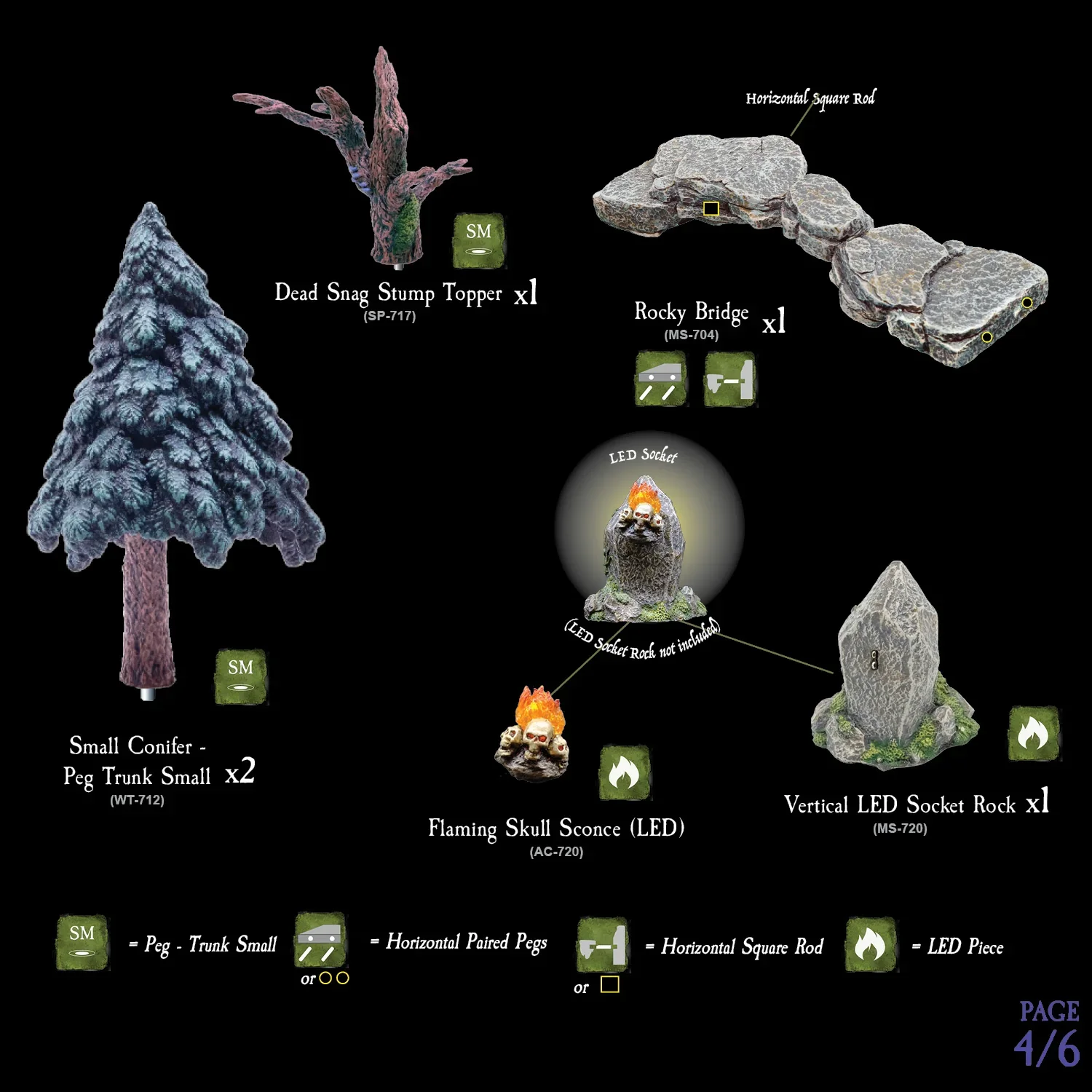 Mountain Wargame Scatter (Unpainted) - Image 4