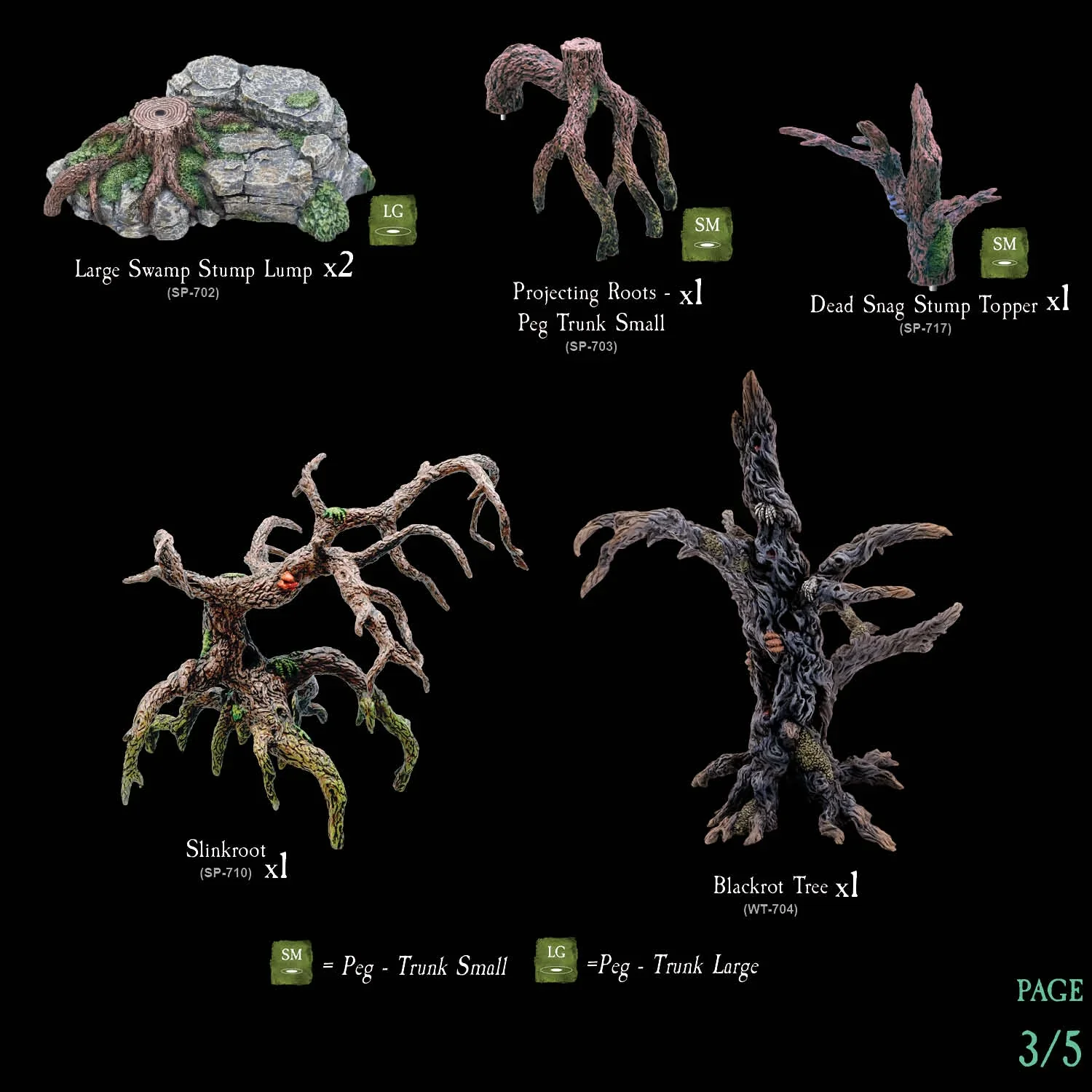 Swamp Wargame Scatter (Unpainted) - Image 3