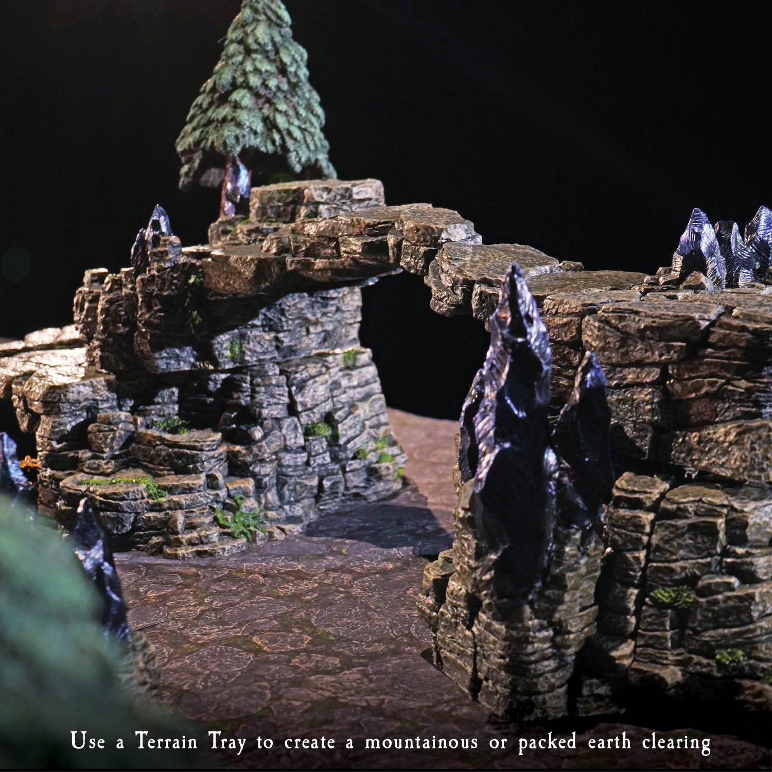 Terrain Tray Single 12" x 12": Mountain Ground/Packed Earth - Image 2