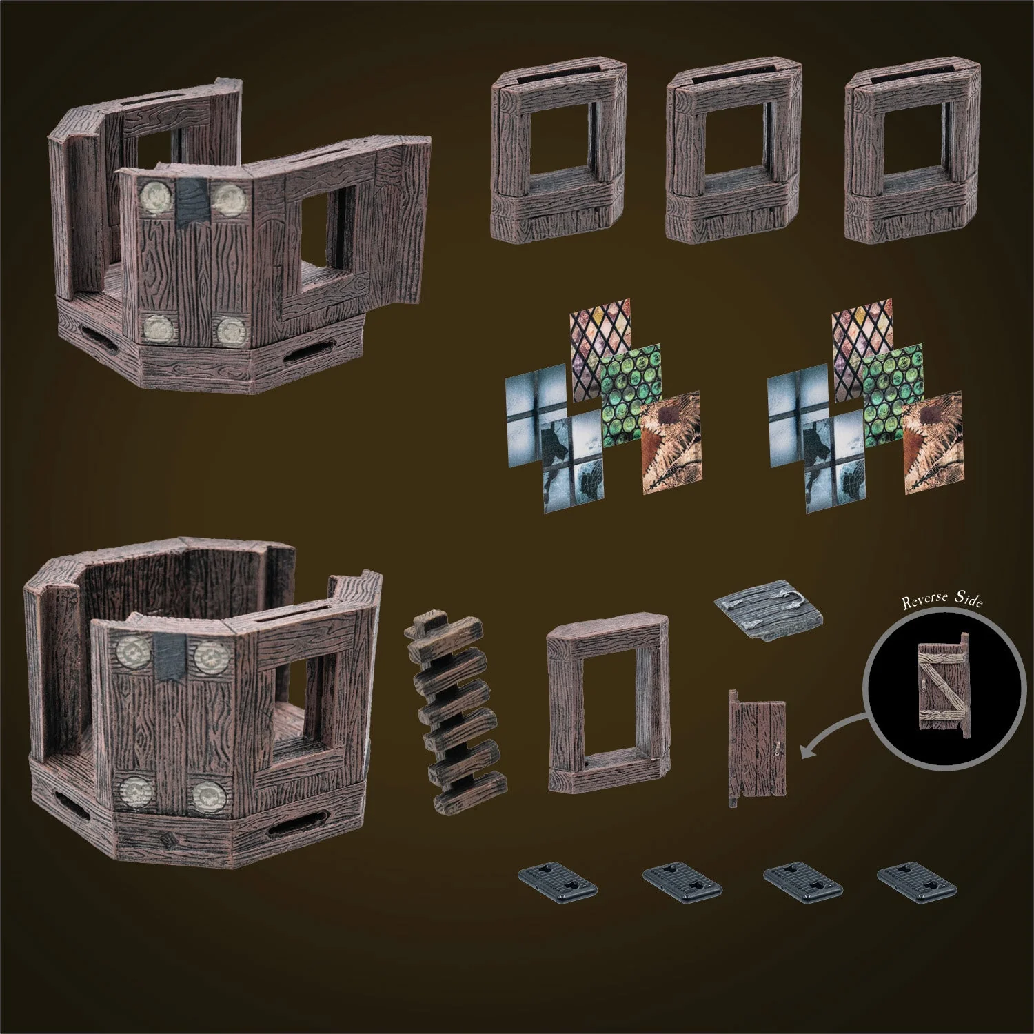Rustic Wood - Dangle Room Pack (Painted) - Image 2