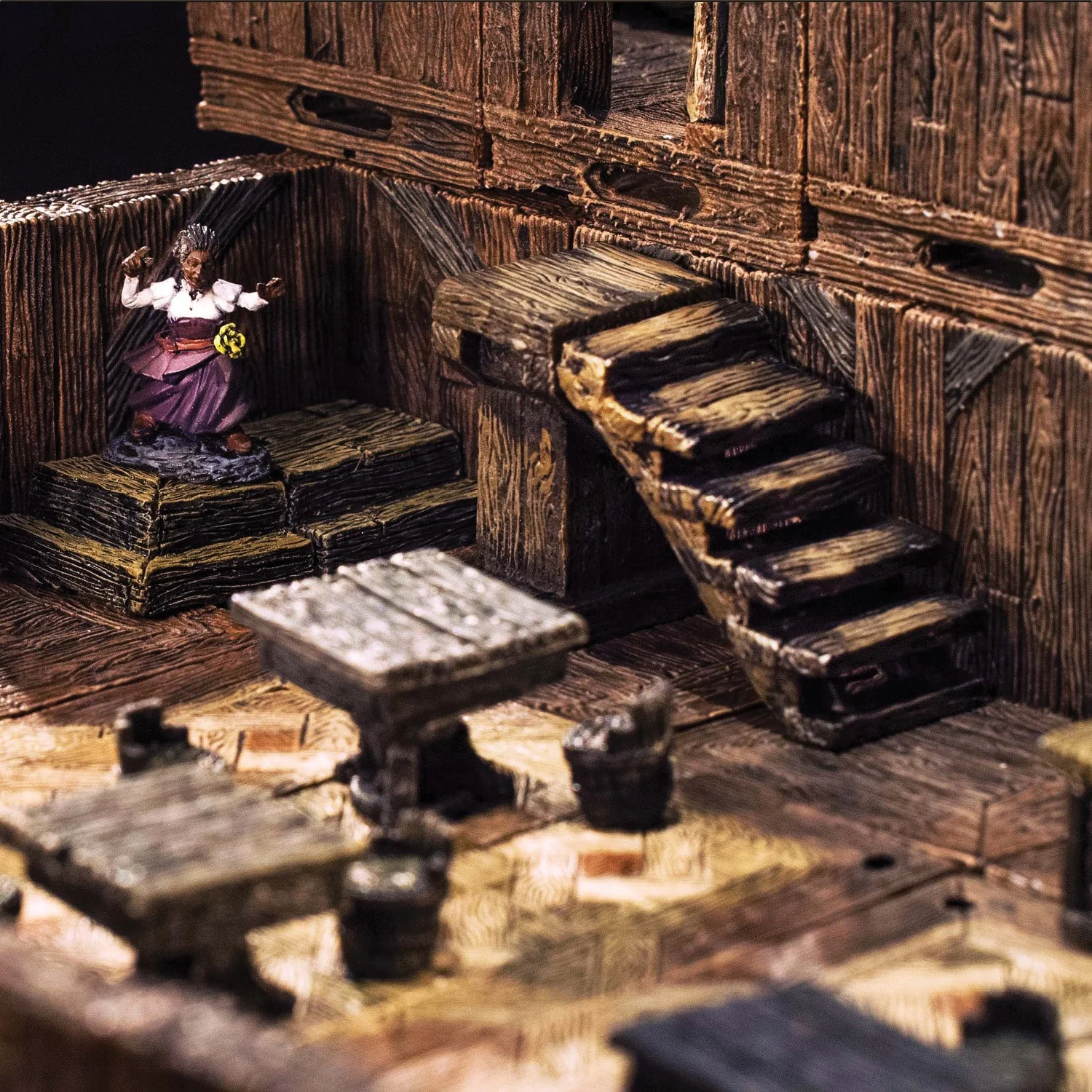 Wooden Stairs Pack (Unpainted) - Image 4