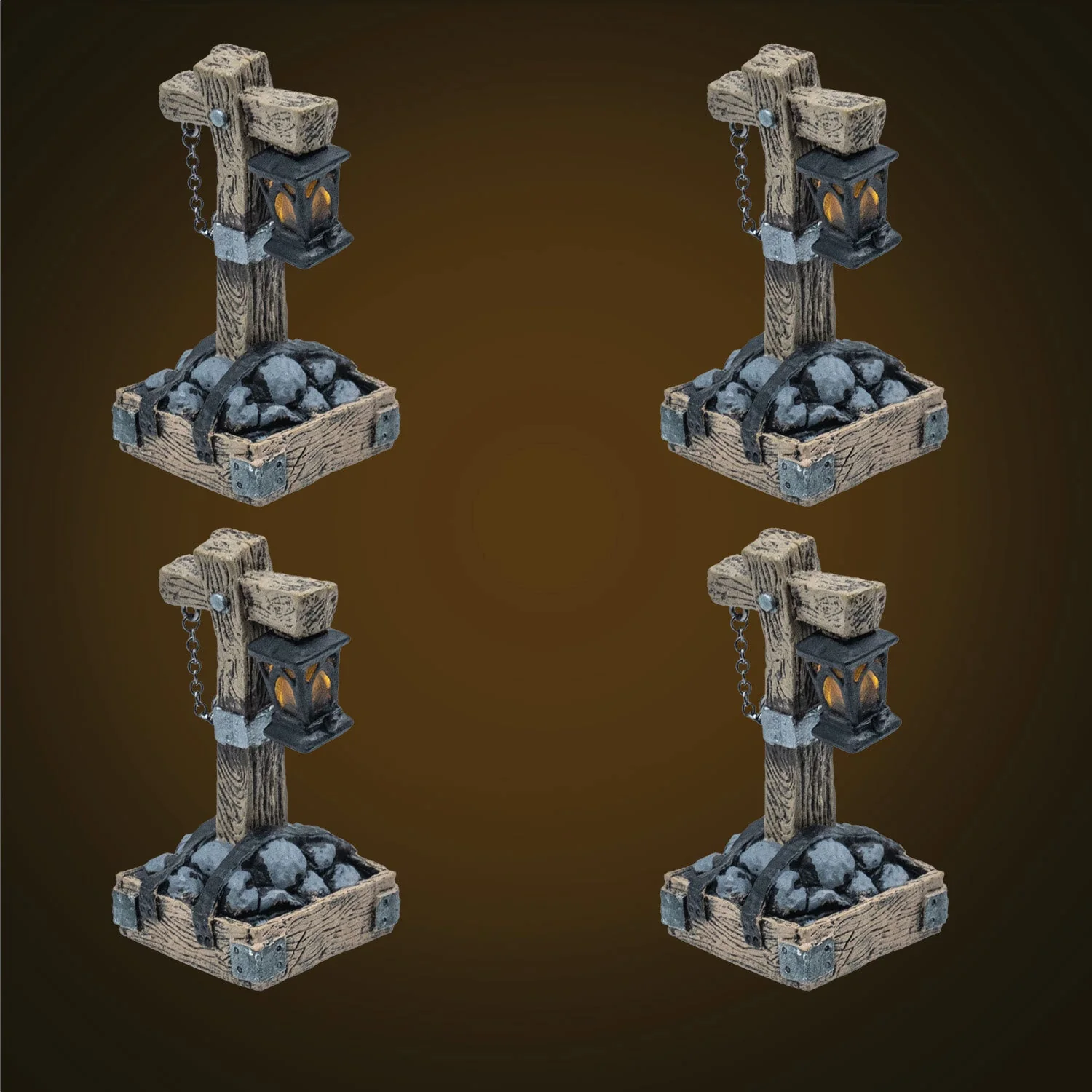 LED Lowtown Lamppost (Unpainted)