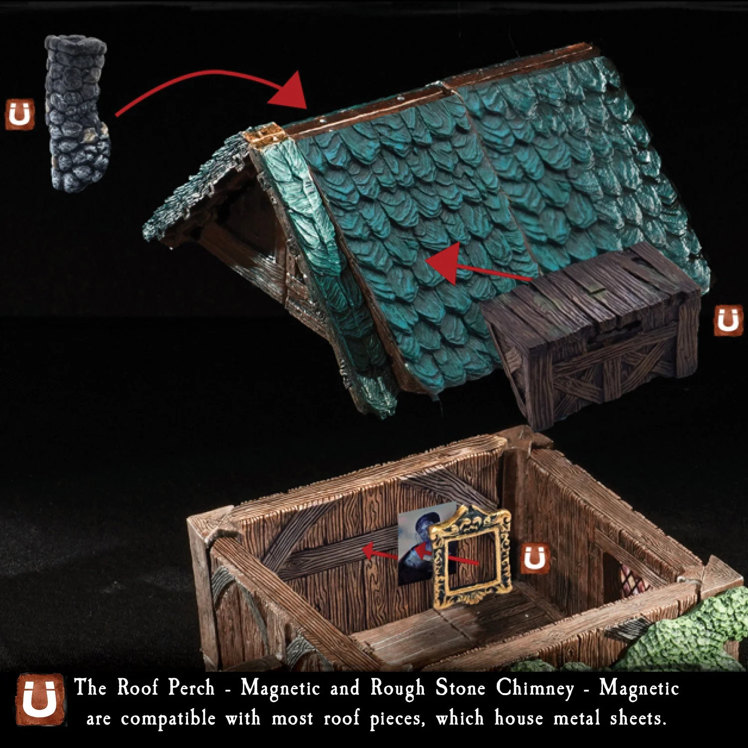 Modular Roof Core - Standard Roof - Dark (Painted) - Image 4