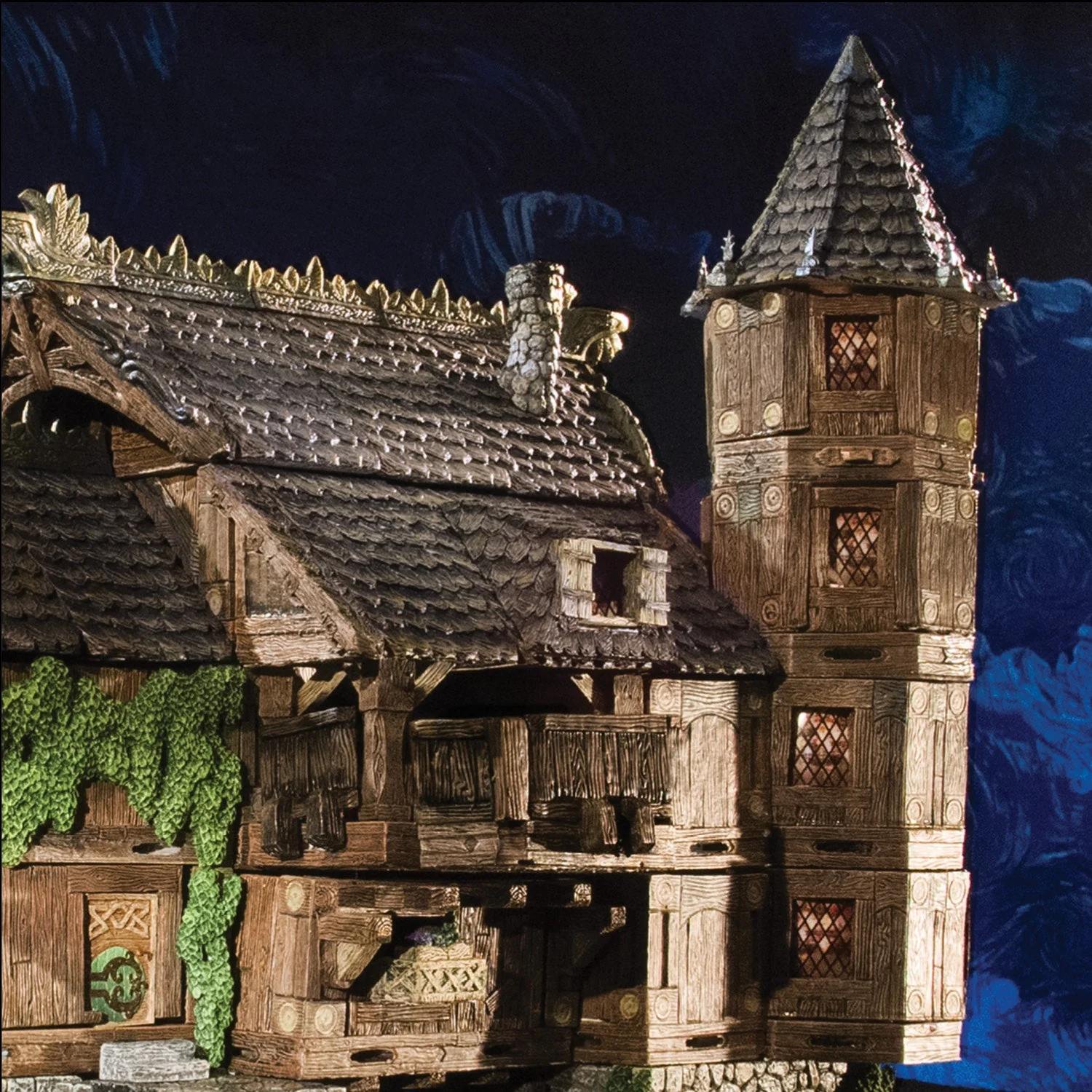 Wizard Hat Roof - Dark (Unpainted) - Image 3