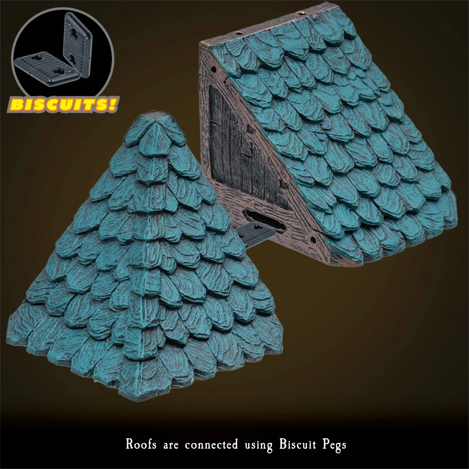 Modular Roof - Right Angle Junction - Green (Unpainted) - Image 2