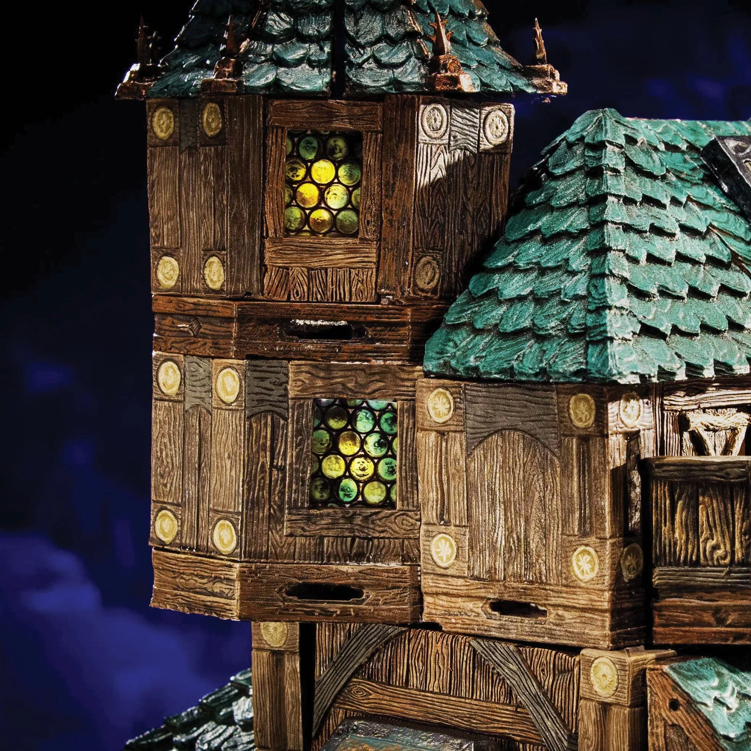 Rustic Wood - The Poet's Nook w/ Green Roof (Unpainted) - Image 3