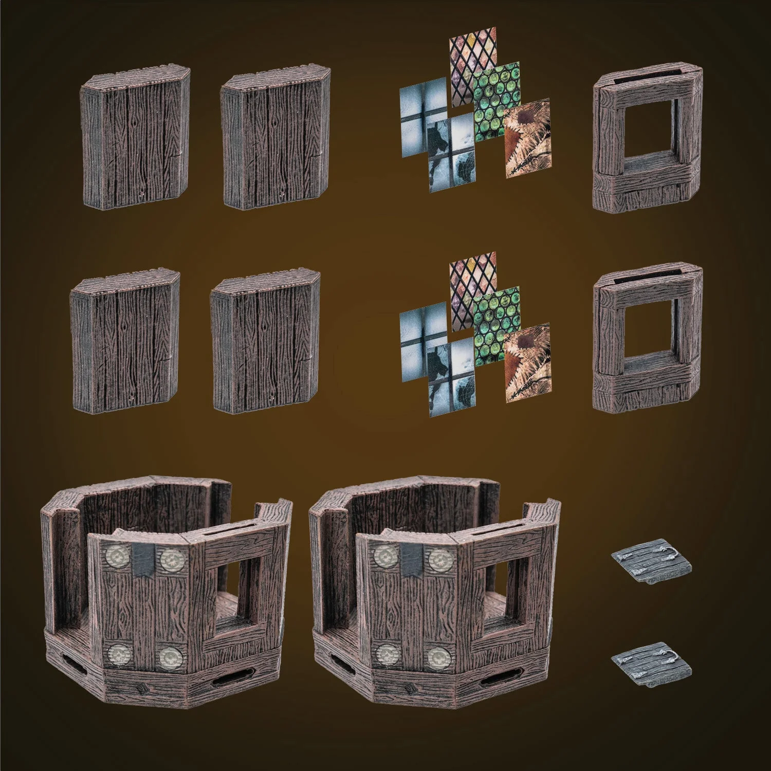 Rustic Wood - Tower Extensions (Painted)