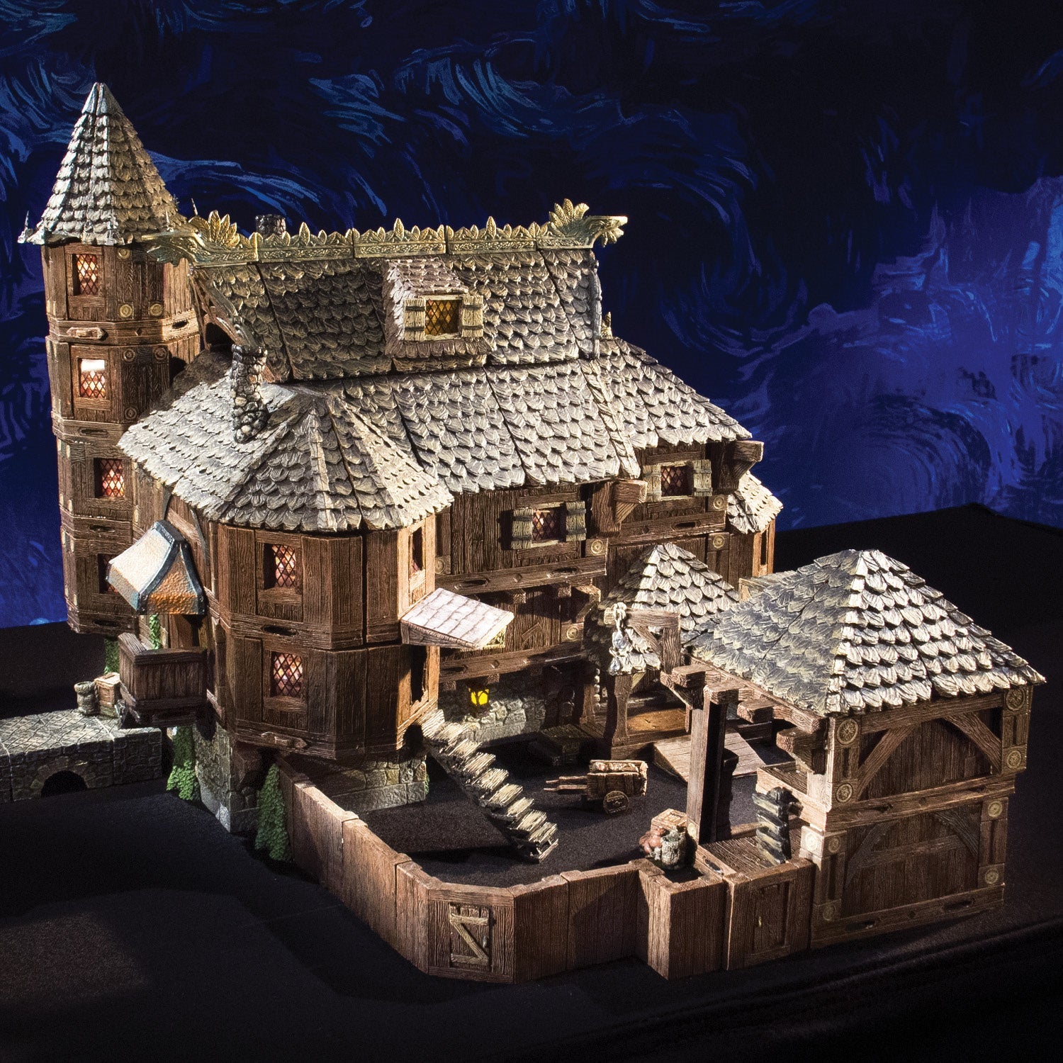 Rustic Wood - Tower Extensions (Unpainted) - Image 2