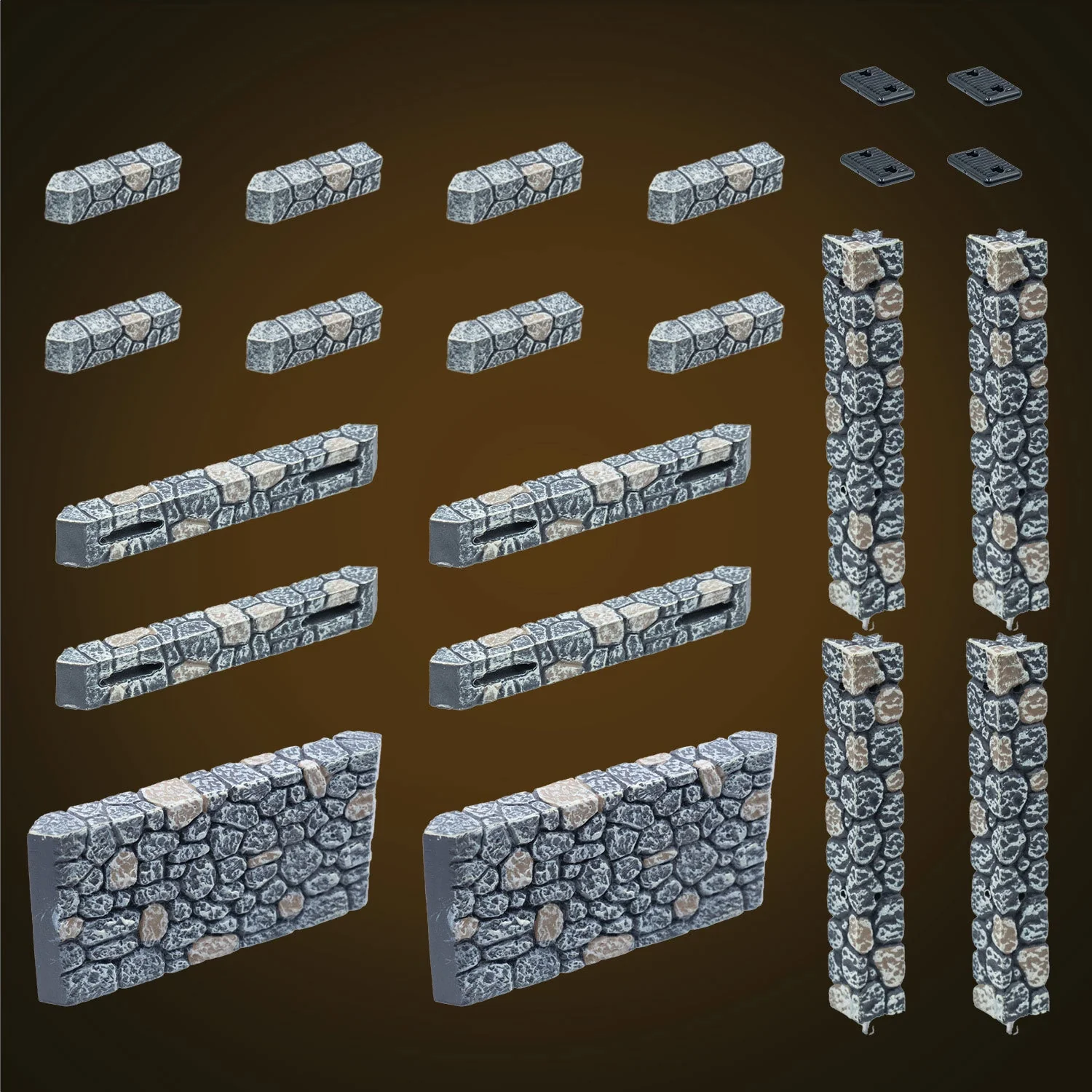 Fieldstone - Wall Spacers (Unpainted)