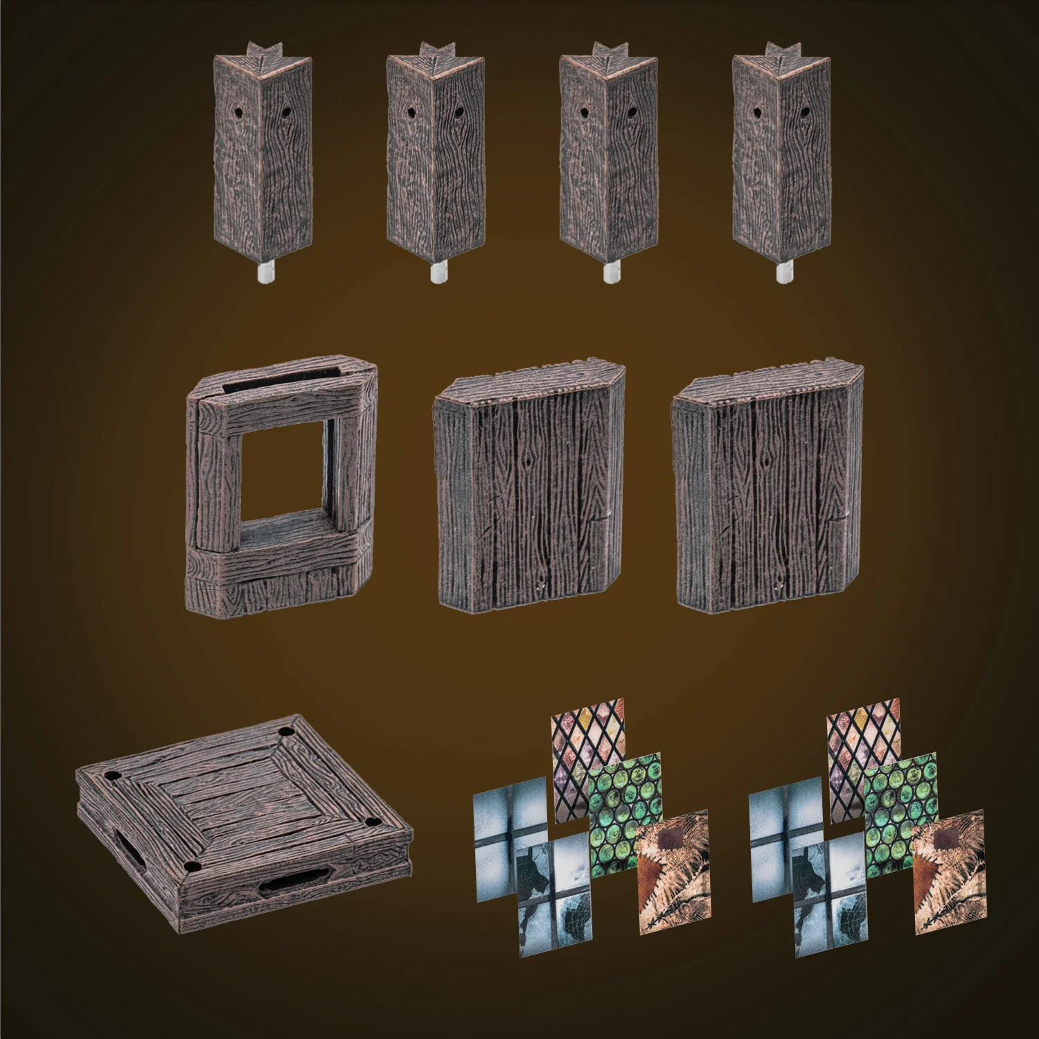 Small Treasure Chest - Wood Core (Painted)