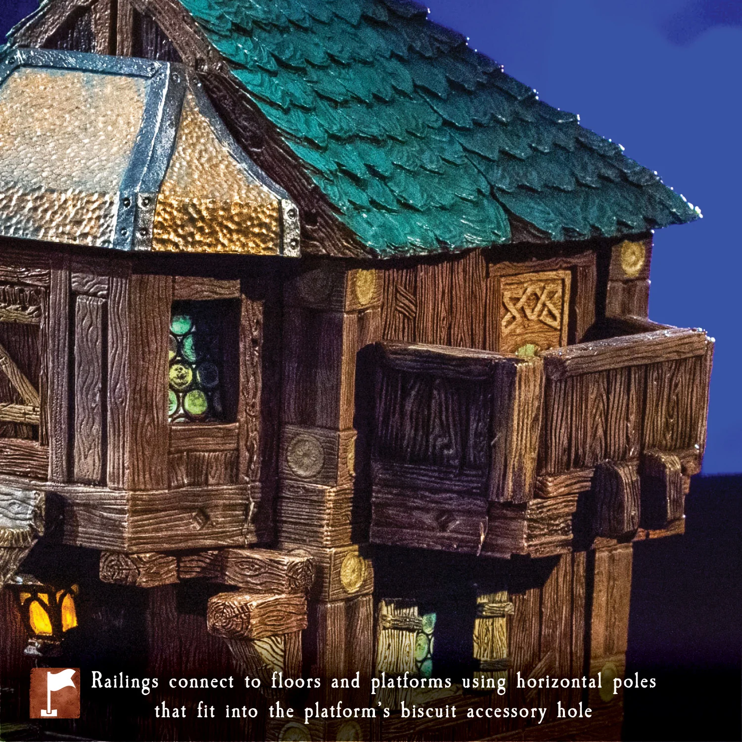 Small Treasure Chest - Wood Character (Painted) - Image 3