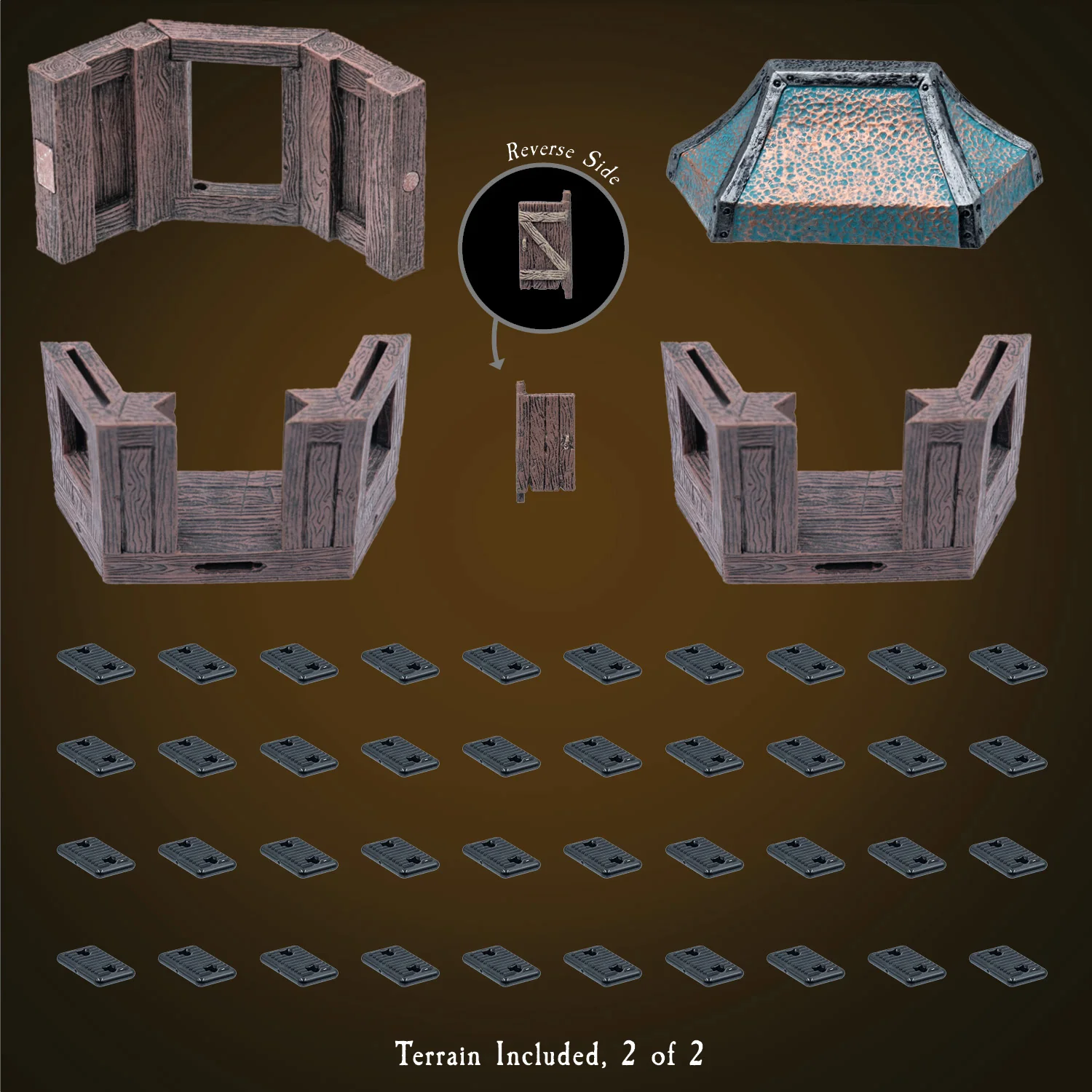 Large Treasure Chest - Wood Character (Unpainted) - Image 2