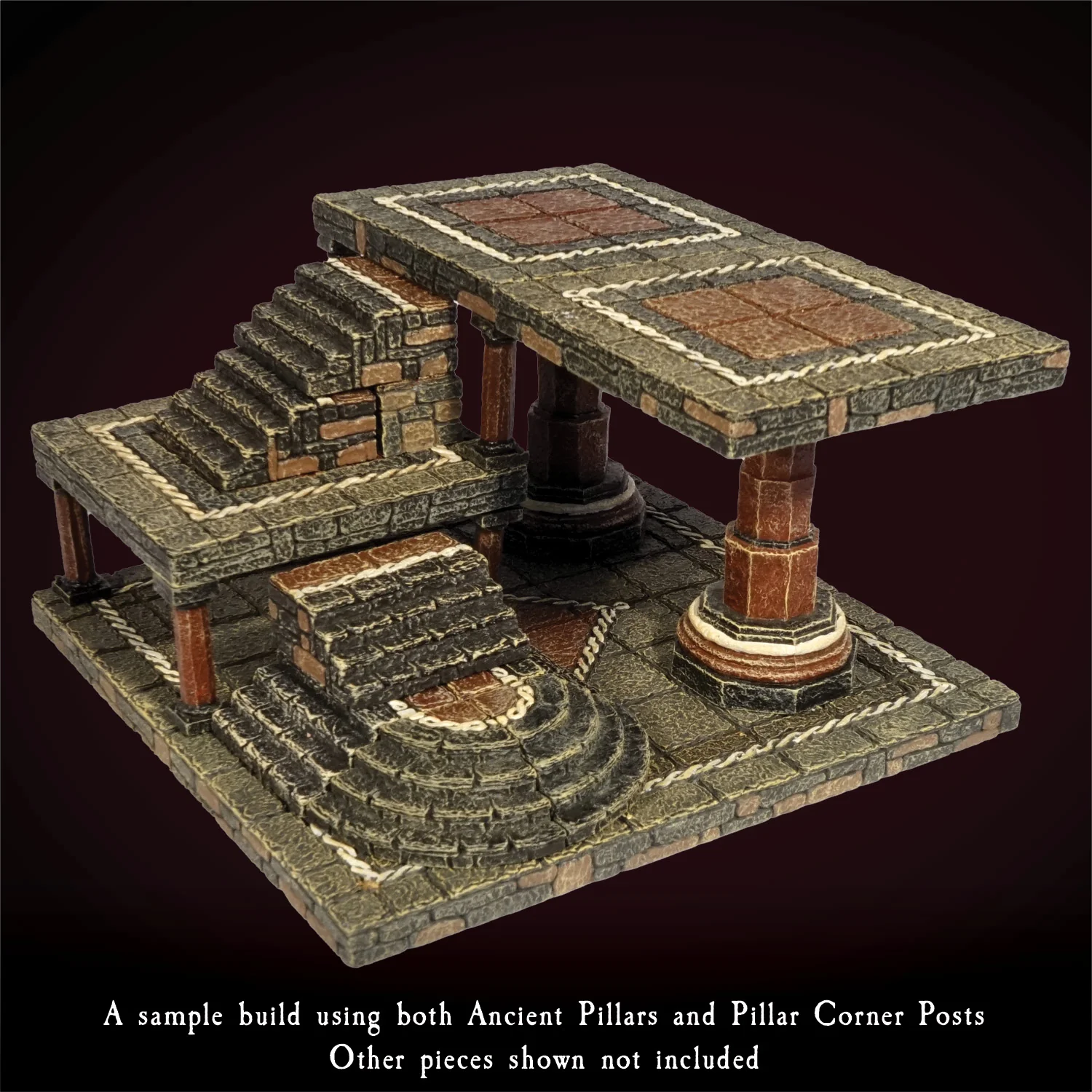 Ancient Pillars (Painted) - Image 2