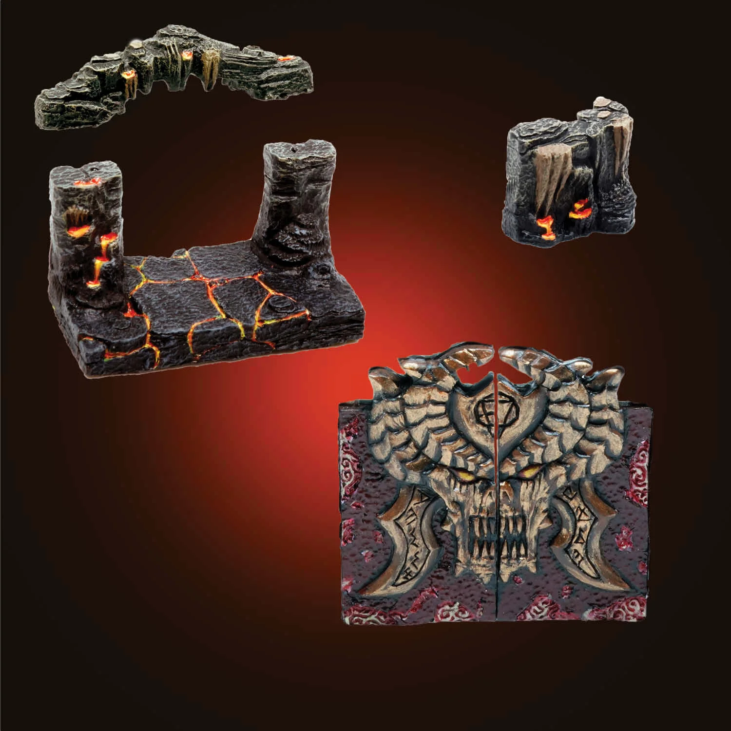 Infernal Cave Door Pack (Painted)