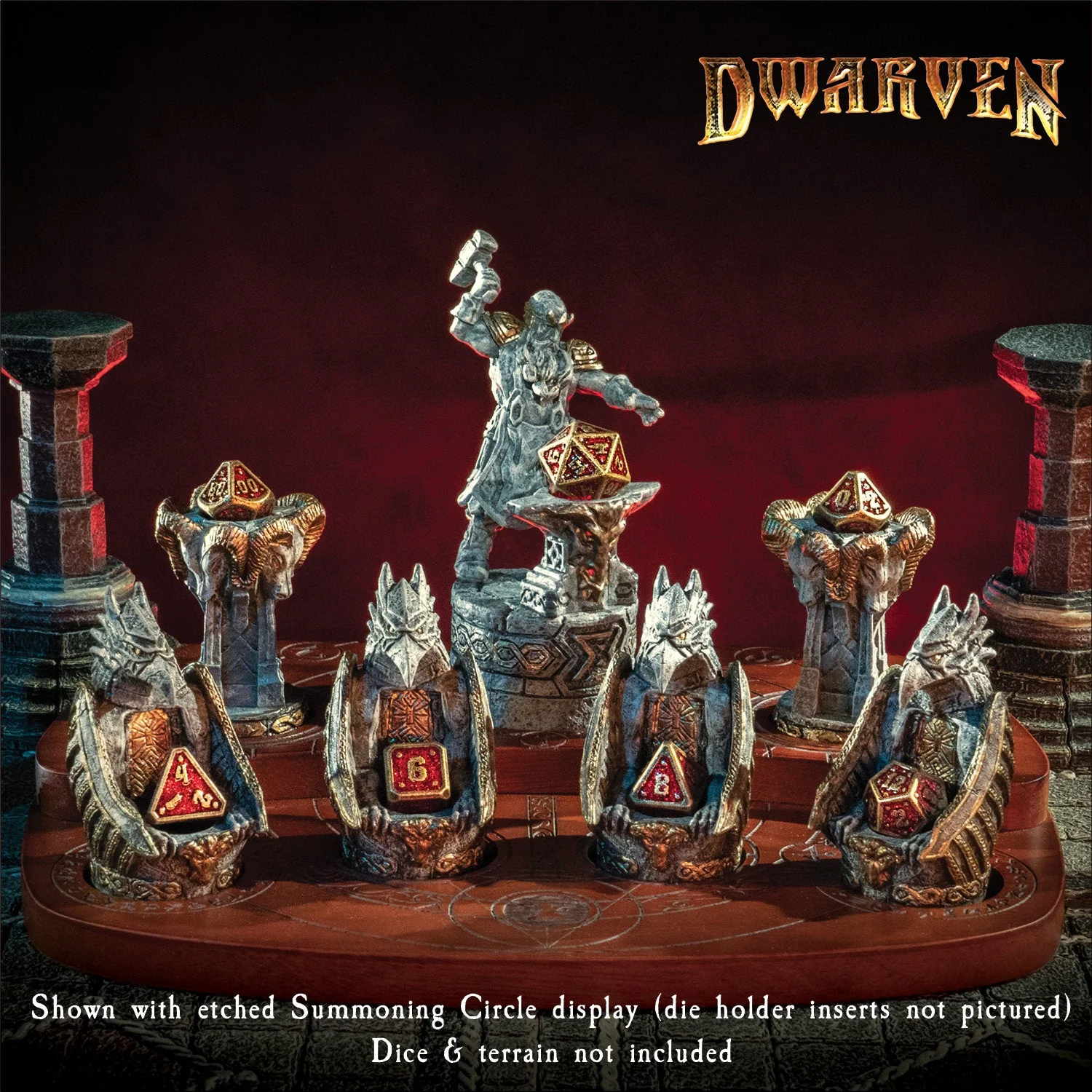 Dwarven Reliquaries - Seven-die Display