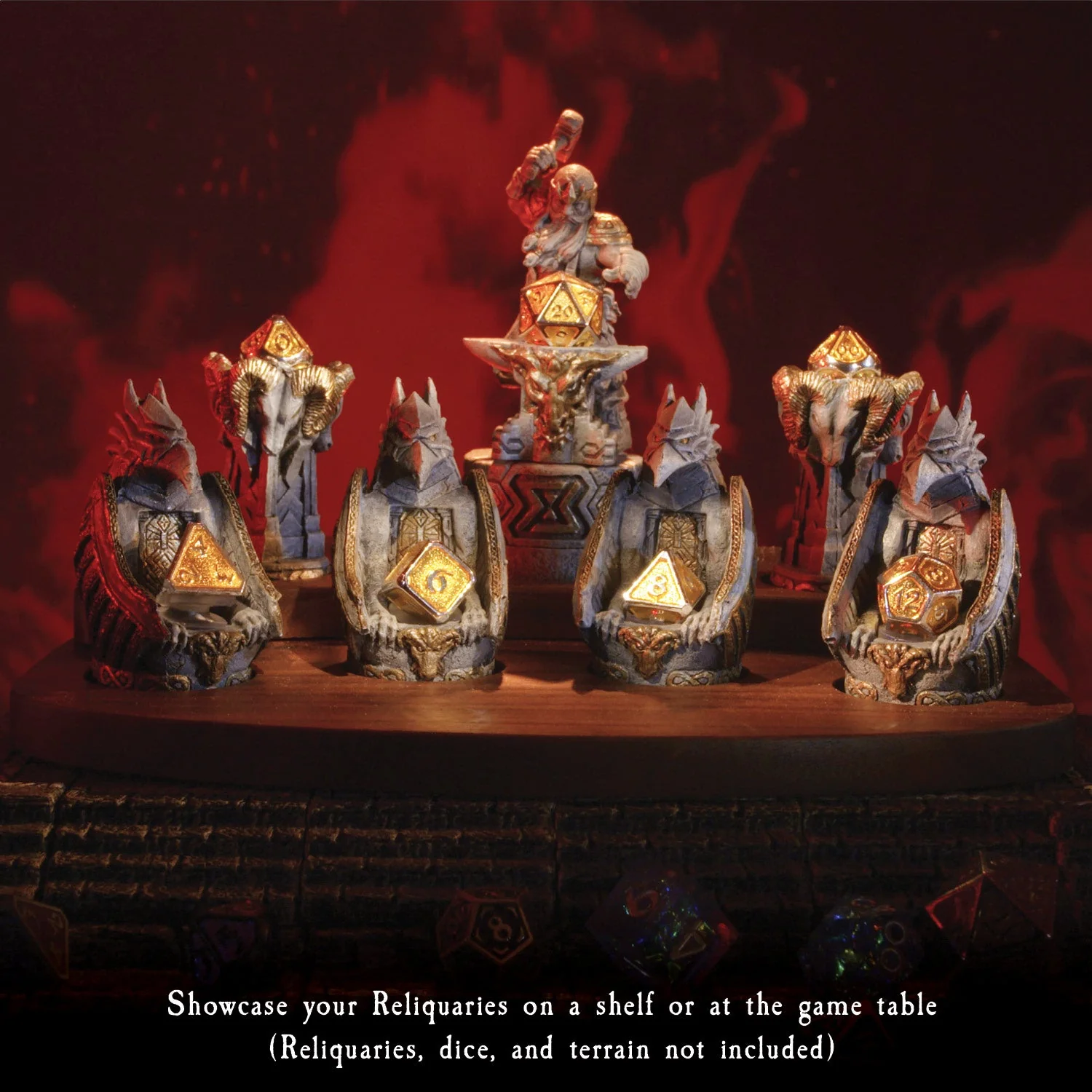 Seven-Slot Solid Mahogany Display - Image 4