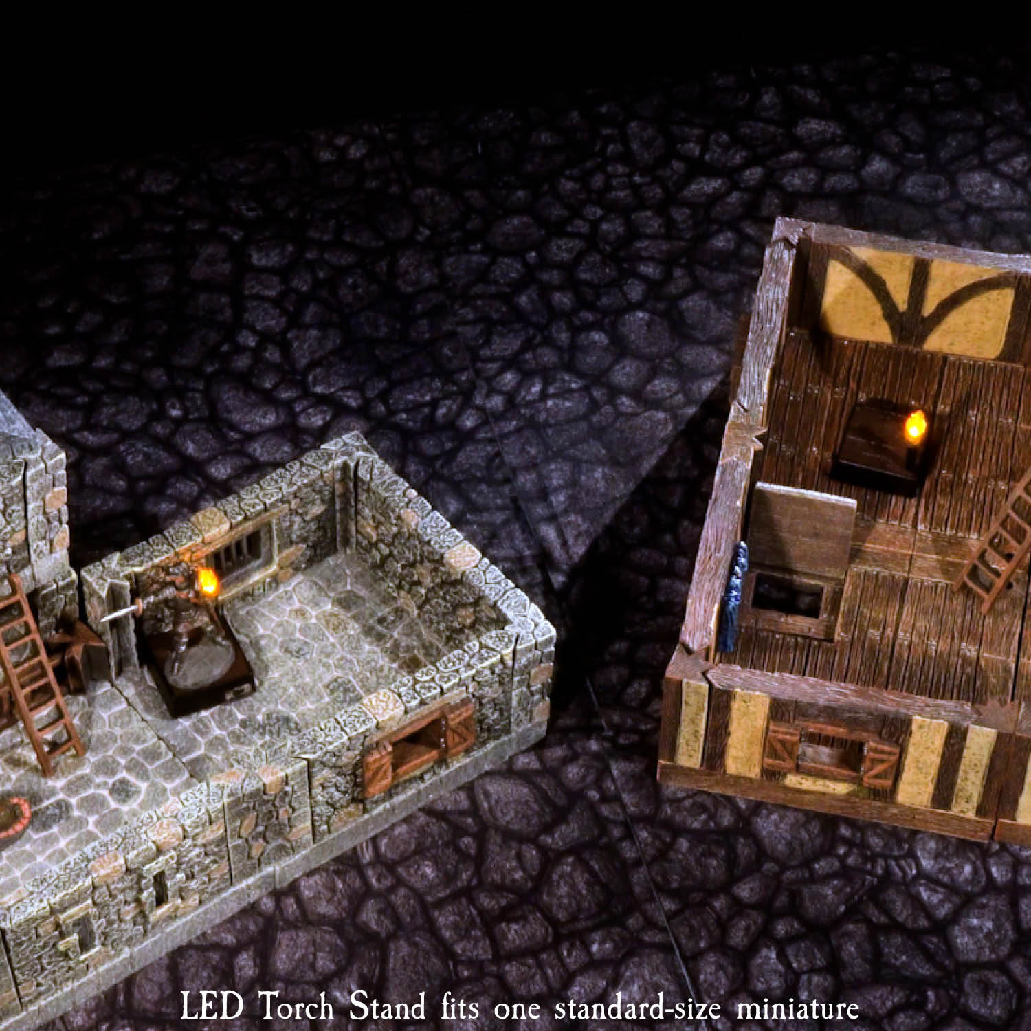 LED Torch Stand Pack (Painted) - Image 2