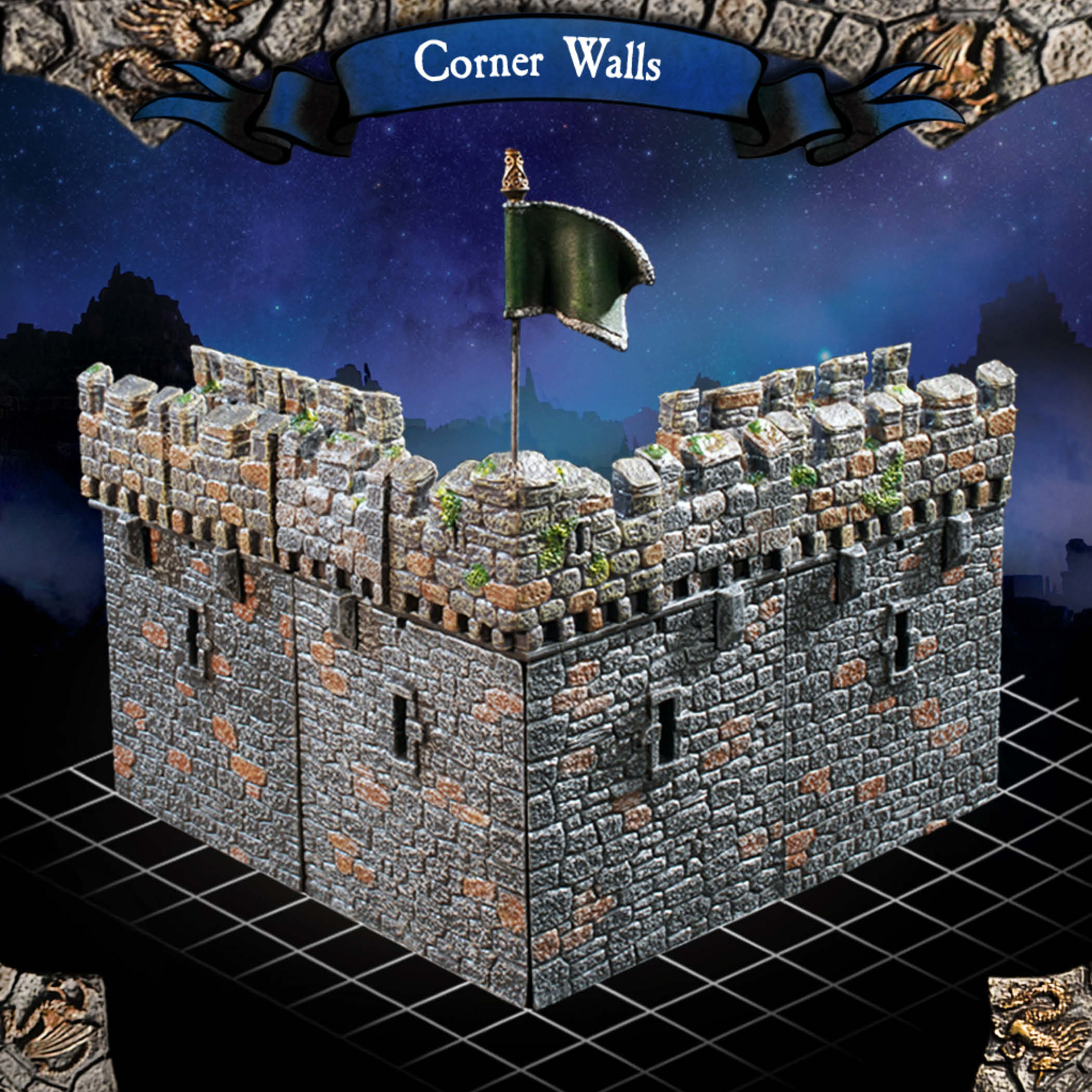Corner Wall (Unpainted)